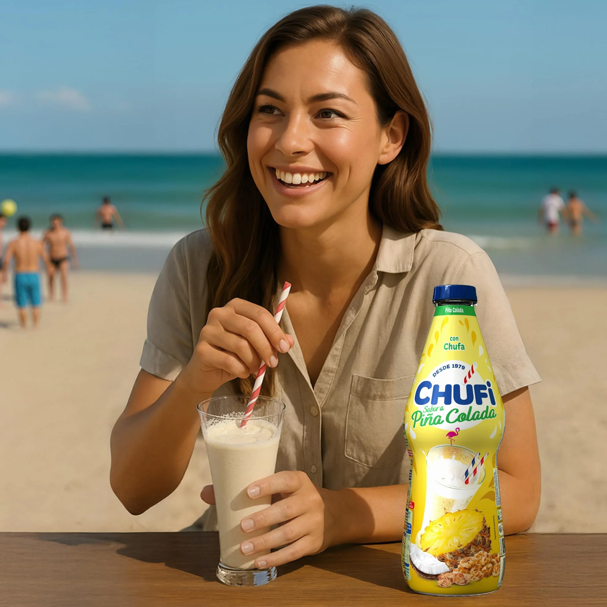 Chufi Horchata Piña Colada 1L - Bez Laktozy, Bez Glutenu, Wegański