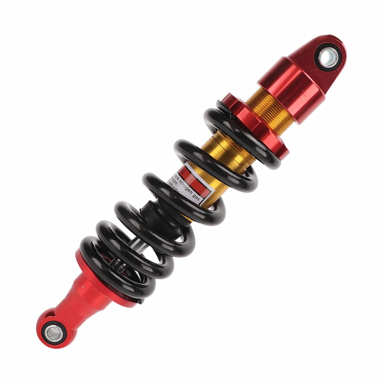Tisssting Amortiguador Trasero de Motocicleta 285mm 980 Lbs 10mm Agujero Suspensión de Amortiguación de Orificio Amortiguador de Resorte Ajustable para 70cc 90cc 110cc 125cc 150cc Dirt Pit Bike, ATV