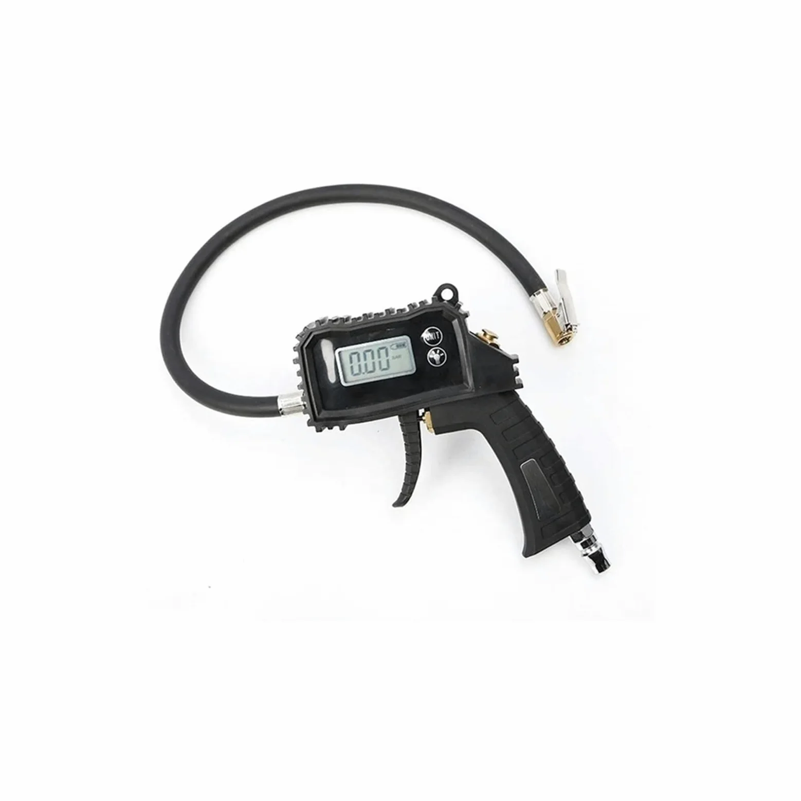 Inflador digital de neumáticos con manómetro, pantalla digital de neumáticos de coche, medidor de presión de neumáticos más medidor de presión de aire, medidor de presión inflable para coche, correa