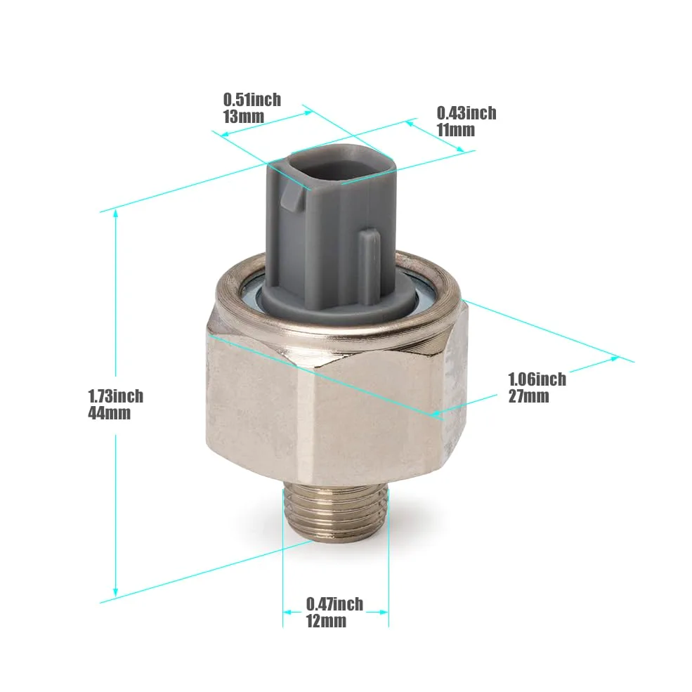 Sensor de detonación del Motor (2 Unidades) Sensor de detonación del Motor 89615-30080 89615 30080 Compatible con Toyota T100 Compatible con Tundra Compatible con Lexus ES300 GS300 RX300