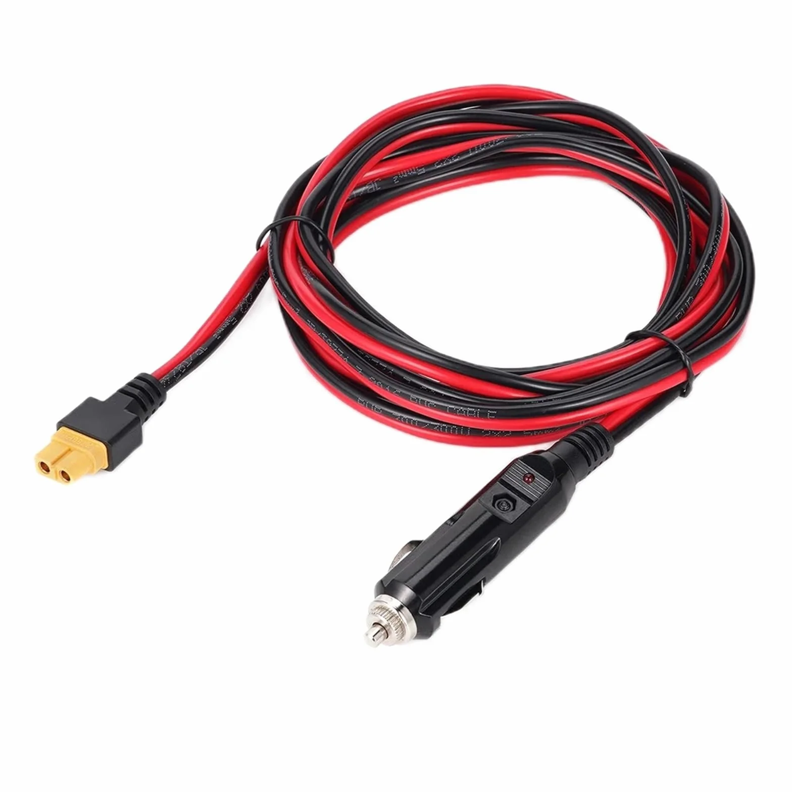 Cable de carga para encendedor de cigarrillos XT60 de 12 V y 24 V para central eléctrica