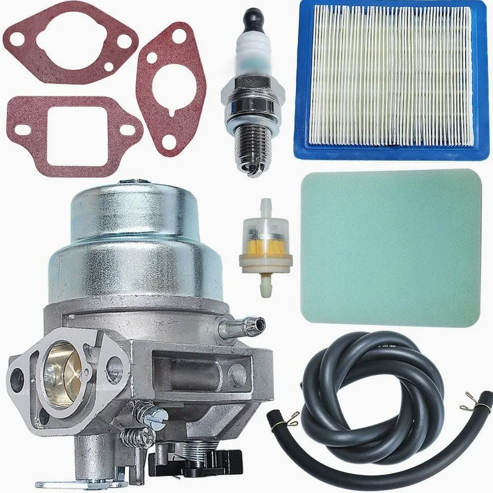 Junta De Carburador para GCV135 para GCV160, Filtro De Combustible Y Aire, Tubo Flexible, Bujía, Motor De Cortacésped Carburador