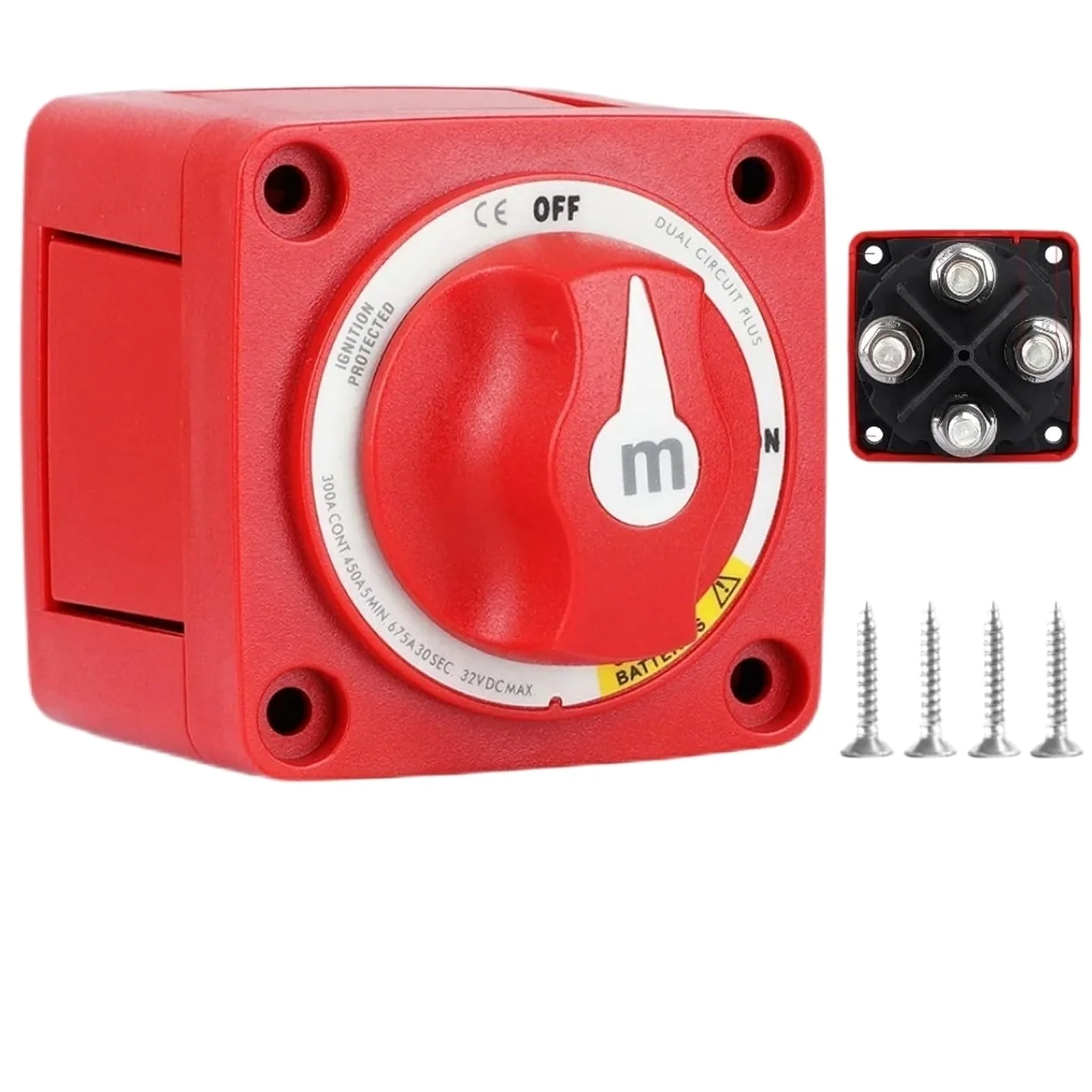 Interruptor Mini Estanco 6011 Serie M 12-32V 100-300A
