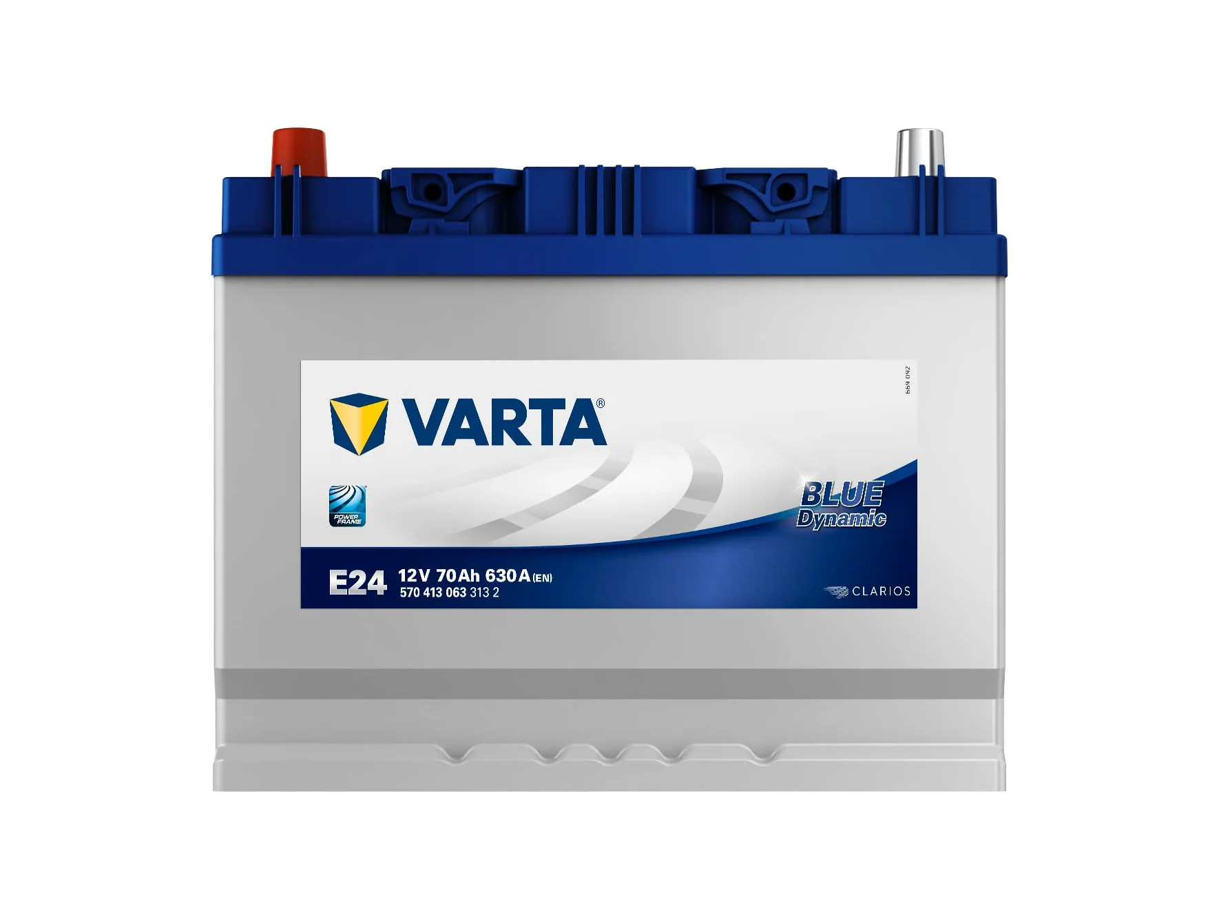 Varta 5704130633132 Baterías Dinámicas Azules, 261mm x 175mm x 220mm