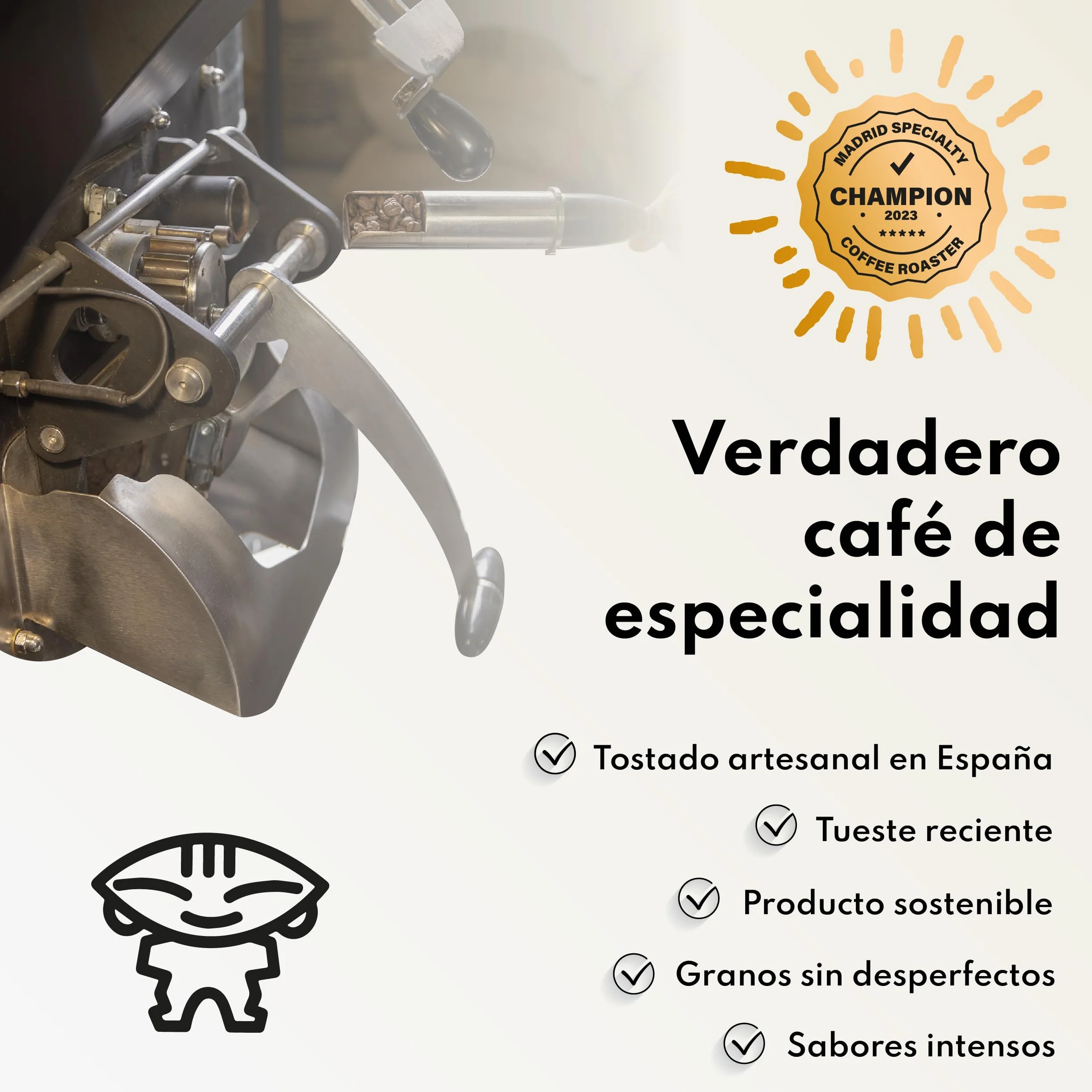 Café en grano arábica Brasil Boconó specialty coffee tueste medio 1 kg natural espresso V60 Chemex