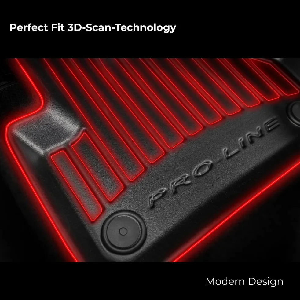 FROGUM ProLine 3D Alfombrillas de Goma para Coche exclusivas Alfombras para Ford S-MAX I 2006-2014 | Los Bordes más Altos | Tamaño