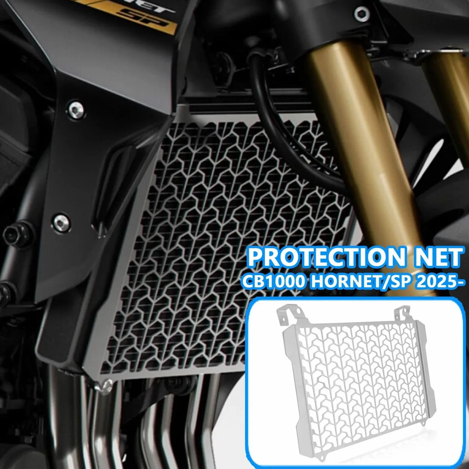 Refrigeración de Pinza de Freno Cubierta Protectora para radiador de Motocicleta CB1000 Hornet SP Hornet CB1000 2025.(Blue)