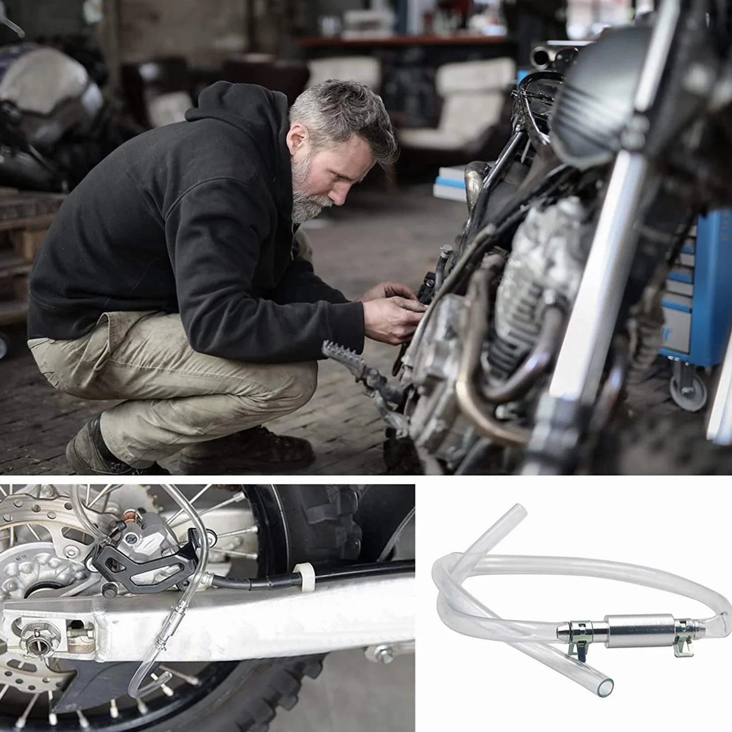 Kit de herramientas de purga de freno y embrague para moto y coche