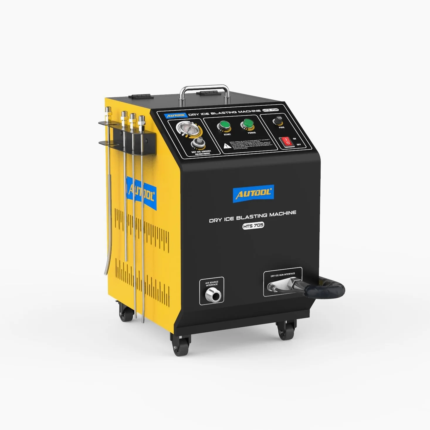 AUTOOL Máquina de limpieza de chorro de hielo seco para automóviles, limpiadores de chorro de hielo seco para automóviles