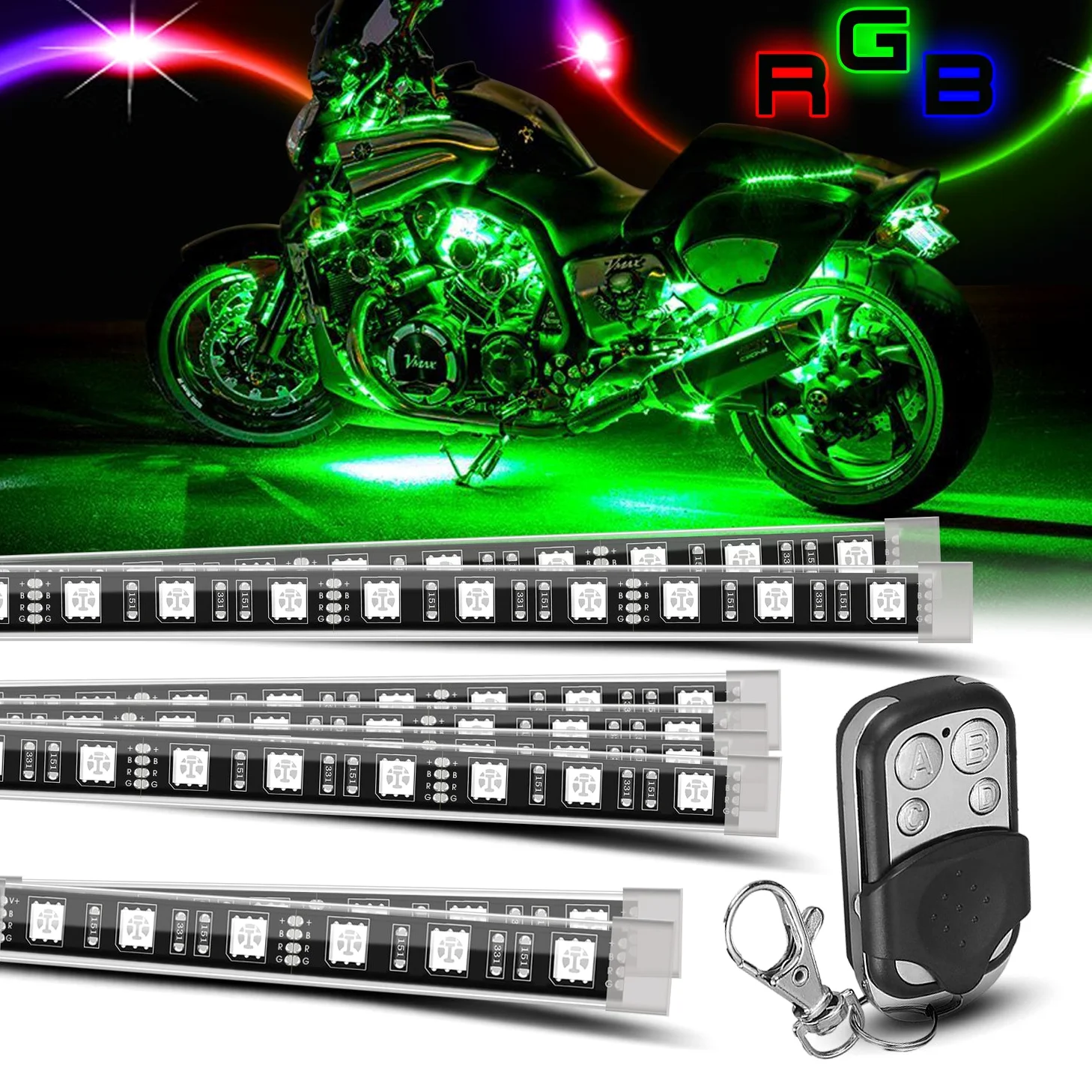 Tira de luces LED para moto