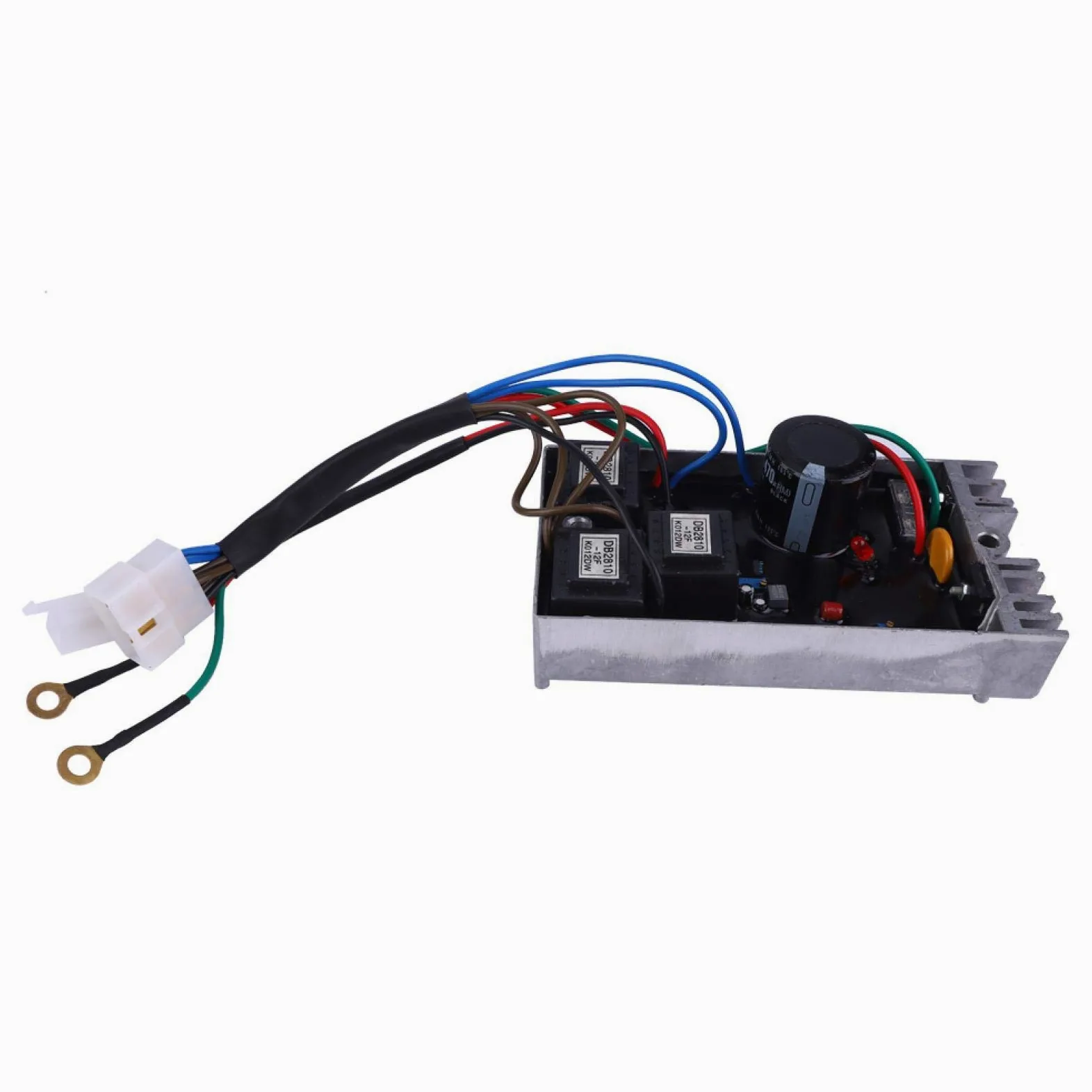 Regulador de voltaje del generador, regulador de voltaje de las piezas del generador AVR KI-DAVR 150S3 para generador trifásico de 15KW