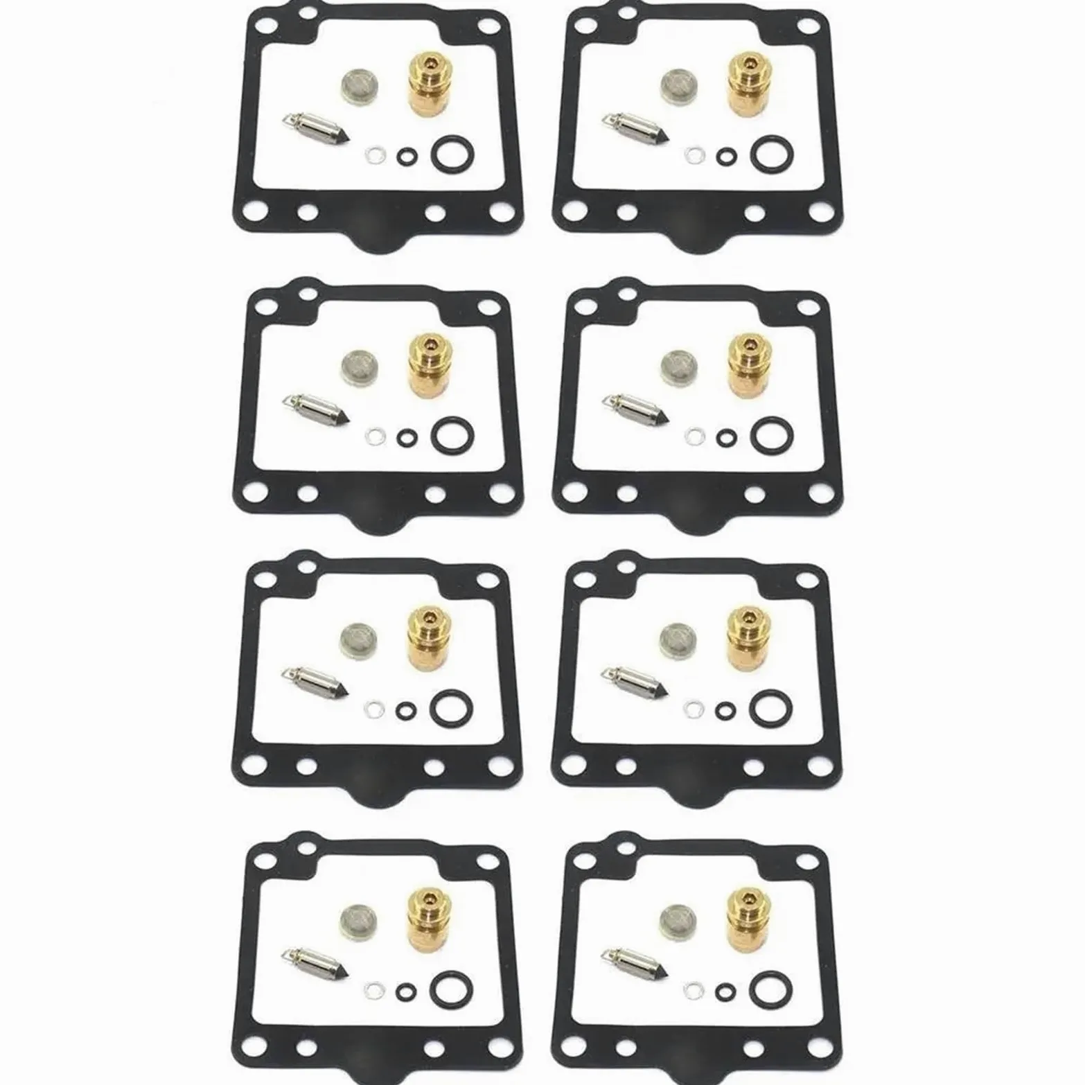 Kit De Reparación Carburador Motocicleta para Suzuki GN250 (1985-1999) Reconstrucción Válvula Aguja Flotante, Junta Repuestos Herramientas Riparazione Carburador(Conjunto 3)