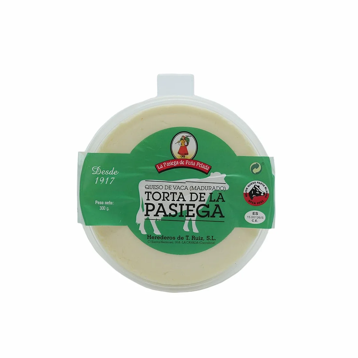 Torta de Queso LA PASIEGA DE PEÑA PELADA 300 g Cremosa Queso redondo