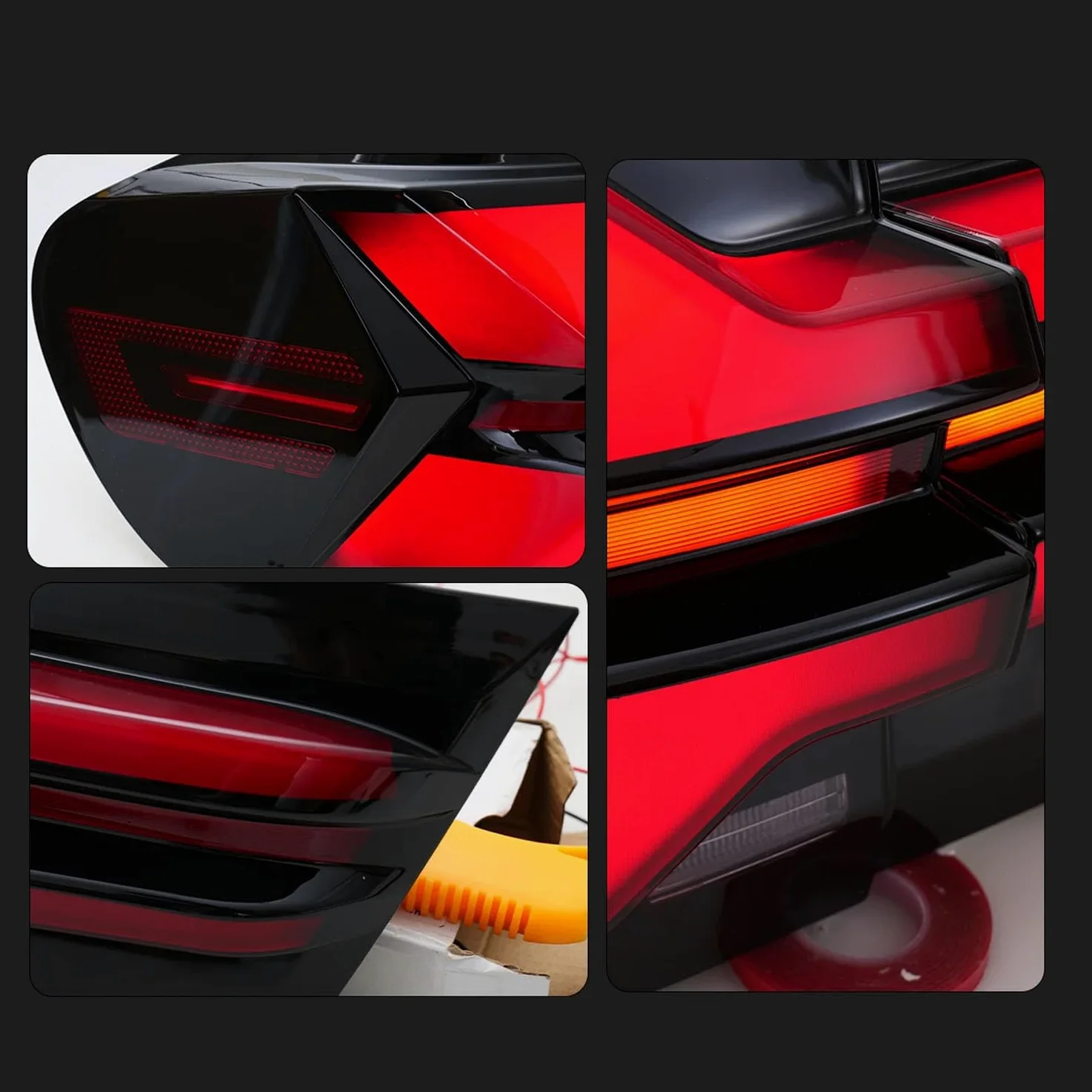 Piloto Trasero para BMW X5 E70 2007 2008 2009 2010 2011 2012 2013,Luz Trasera De Frenos Lámpara Parada Humo Y Transparentes Coche Luces Cola