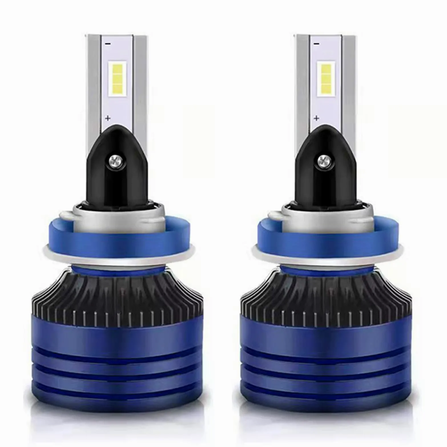 Bombillas LED Para Faros Delanteros, 7800 Lúmenes Brillo 6000K Bombilla LED Blanca Fría, Kit De Bombillas Para Faros Delanteros De Repuesto Plug-And-Play, IP68 A Prueba De Agua, Paquete De 2,H1
