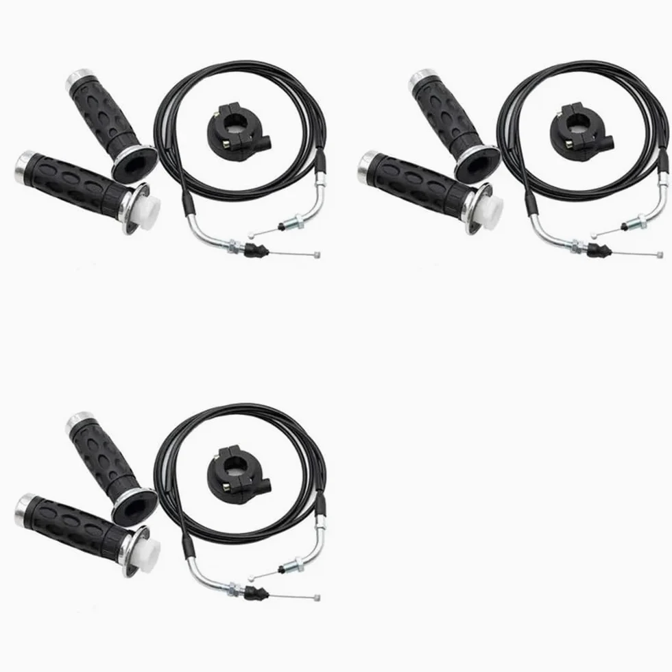 Juego de agarre giratorio acelerador Universal 3X con Cable Scooter 78 pulgadas para 50Cc 80Cc 125Cc 150Cc GY6
