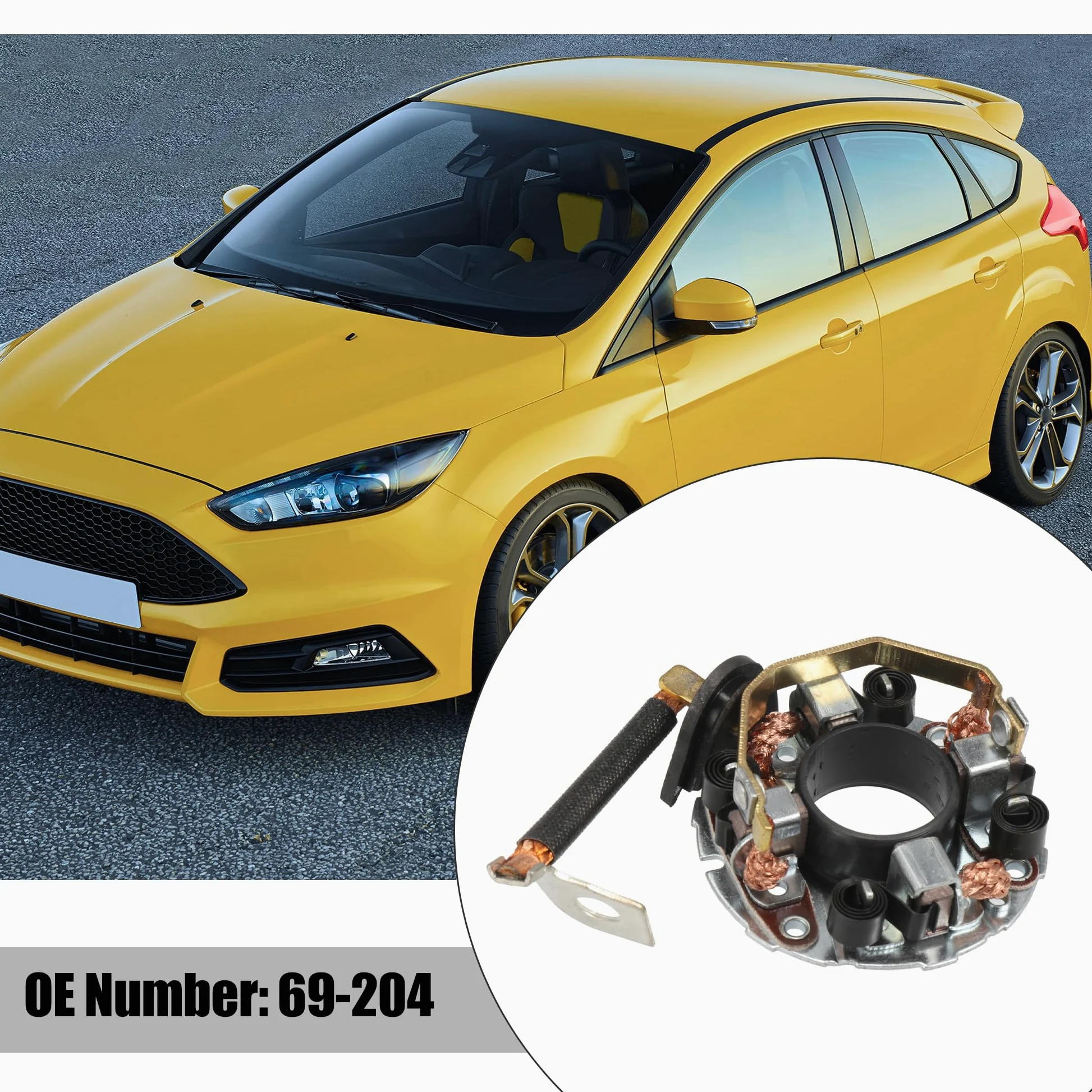 X AUTOHAUX 69-204 Coche Arrancador Cepillo Soporte Ensamblaje Nuevo Arrancador Motor Cepillo