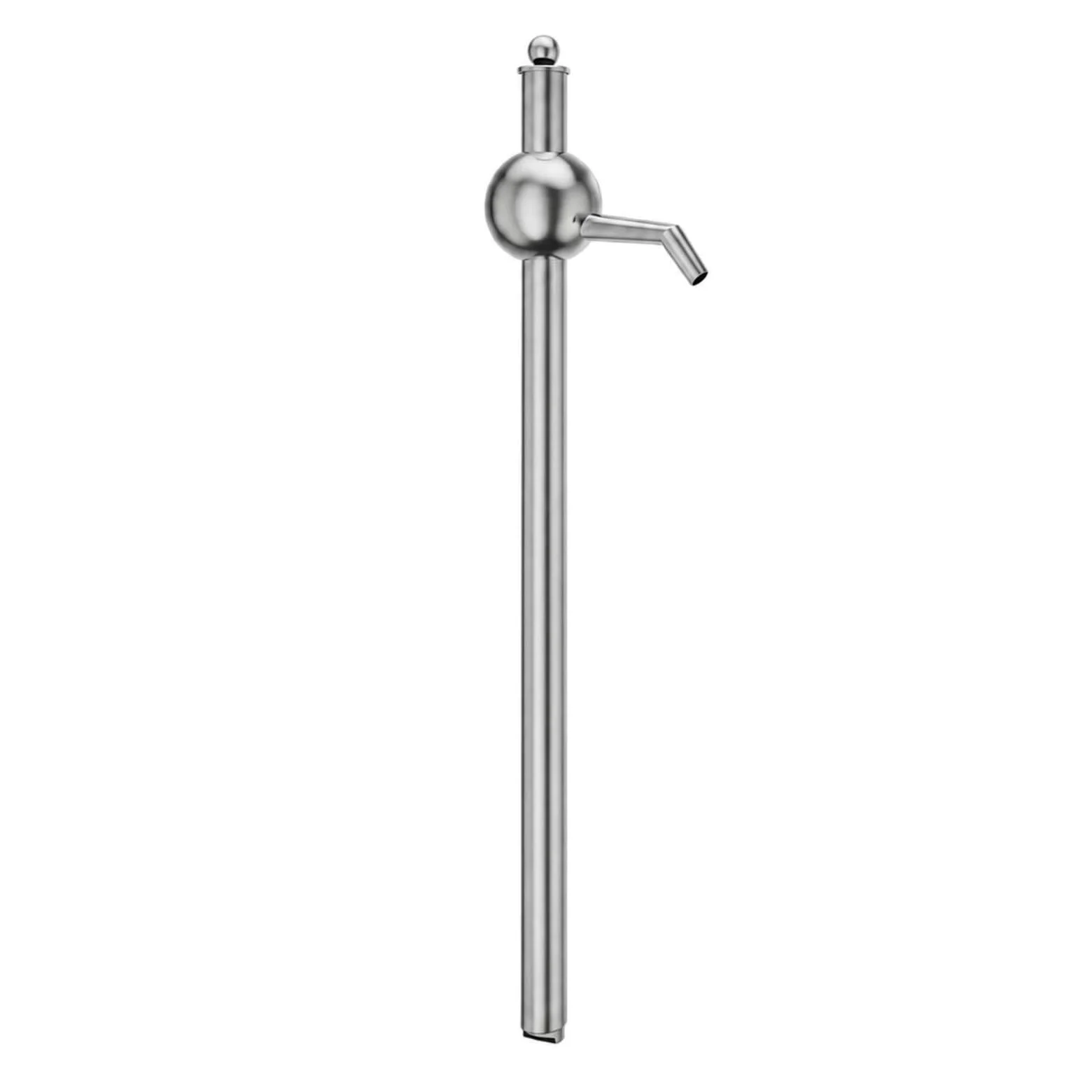 Bomba de Aceite Manual Extractor Dispensador Sifón Bomba de Tambor con Estructura Metálica Robusta en Acero Inoxidable 304 y Accionamiento a Mano sin, 93cm, Bomba De Aceite Esférica