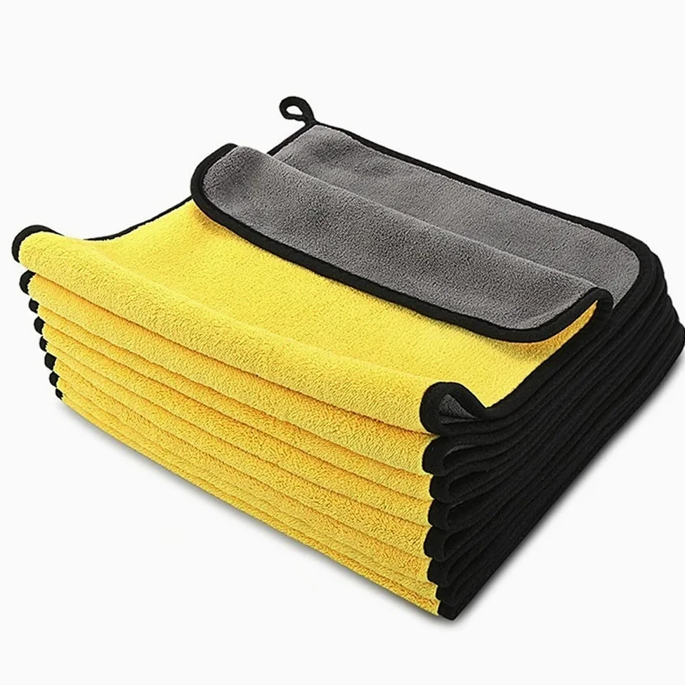 Toalla seca Toalla de microfibra para lavado de autos Paño de microfibra para detalles automáticos Toalla de limpieza para autos Paño de secado Cuidado de autos para detalles automáticos (Color : Car