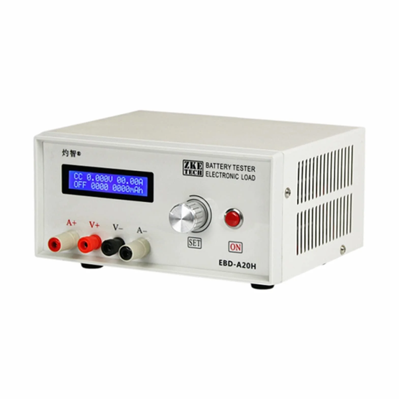 Probador de Batería, EBD-A20H Carga electrónica Capacidad de la batería Potencia de alimentación de carga Tester de carga Equipo de descarga Instrumento del medidor de descarga