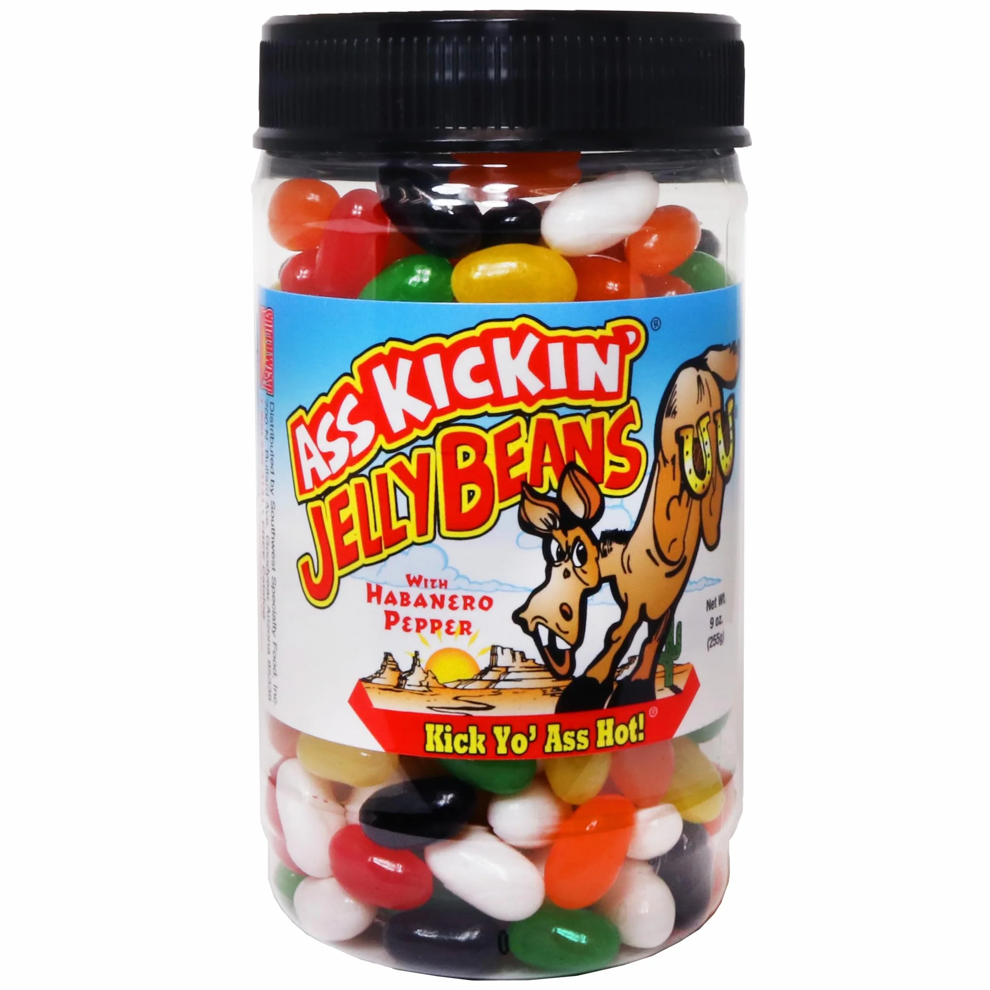 KICKIN' Premium Gourmet Hot Spicy Jellybeans con Habanero - Dulces de Pascua