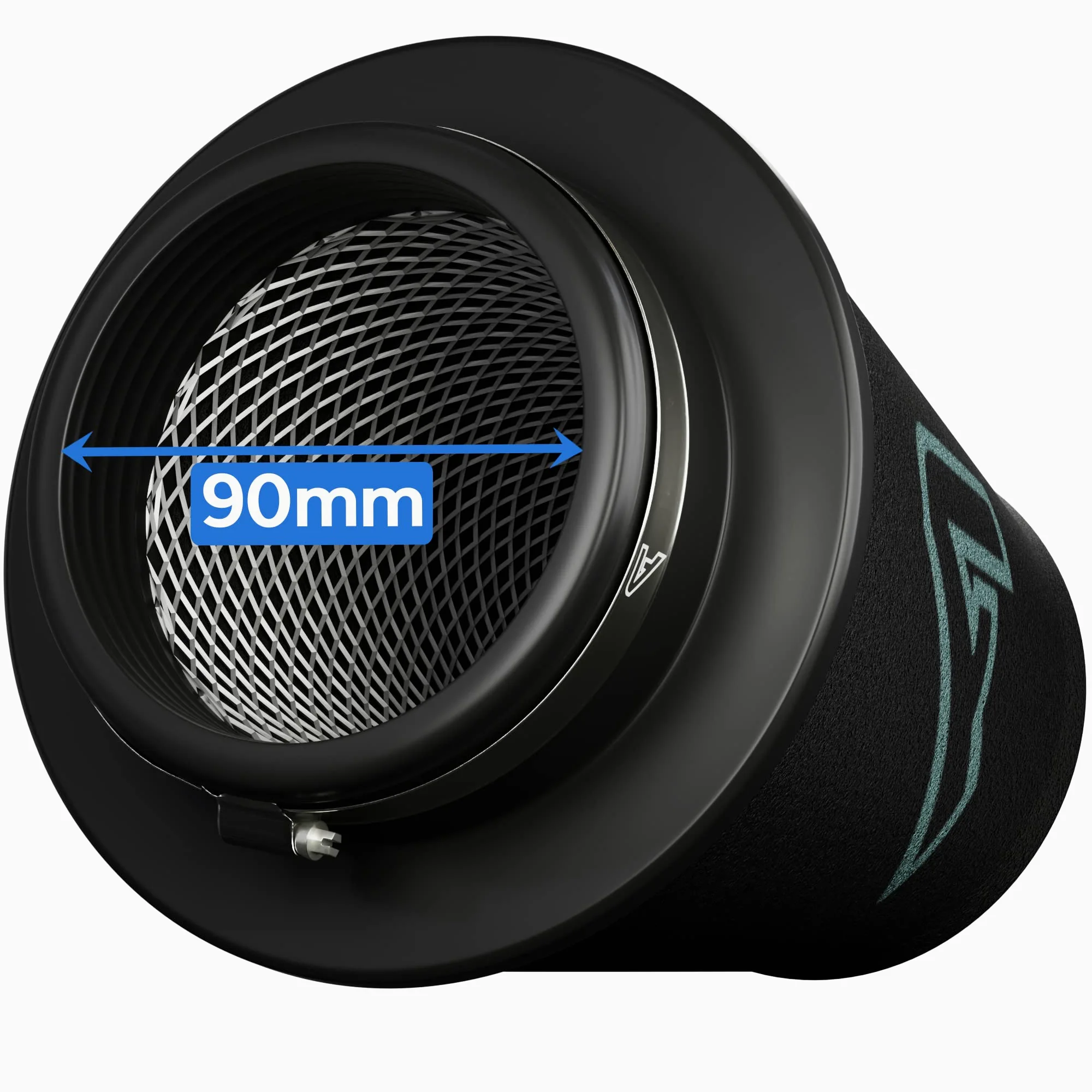 Filtech - Filtro de aire universal de cono de espuma con anillos reductores