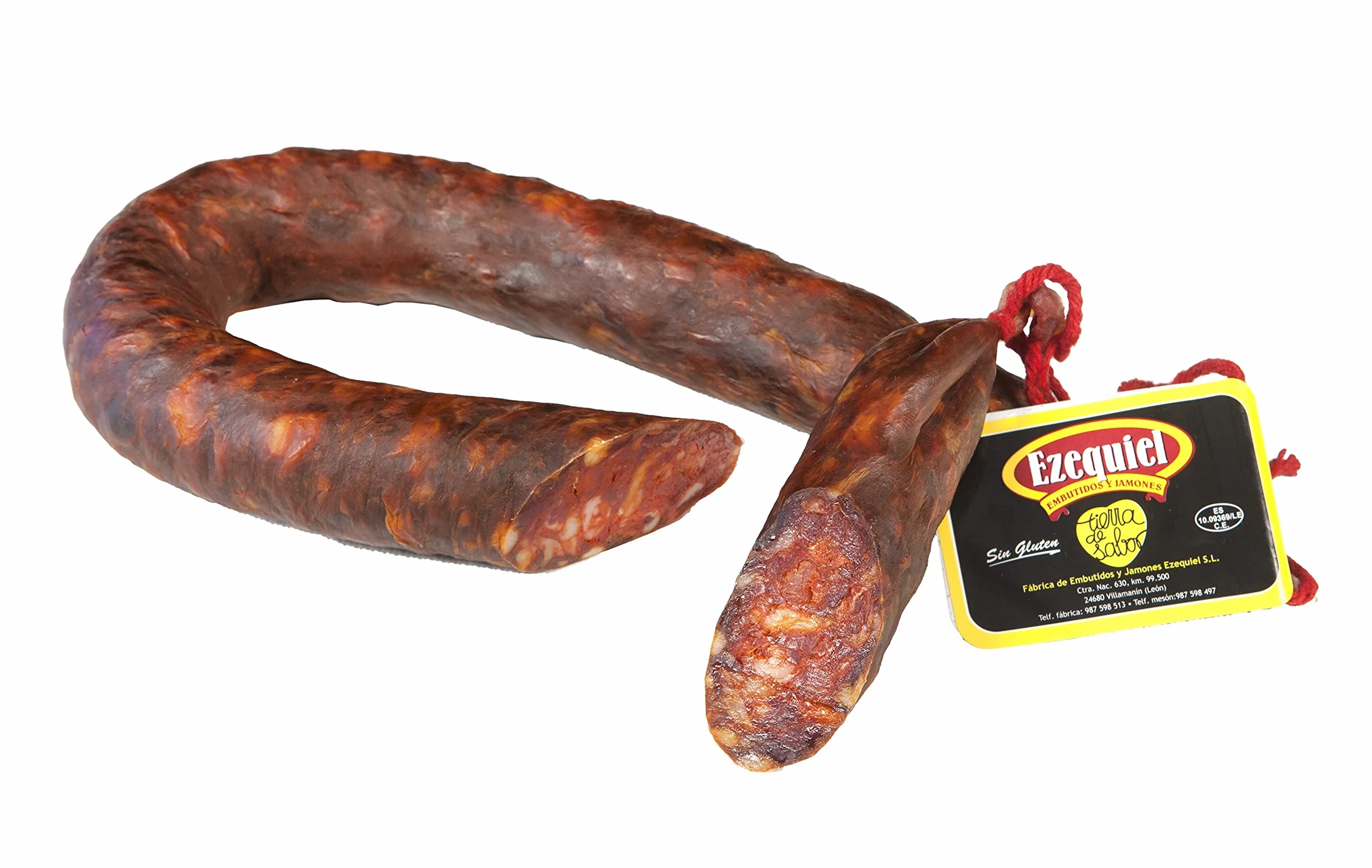 Embutidos Ezequiel Chorizo Extra Picante Curado Ahumado de León 1.3 kg 3 Uds.