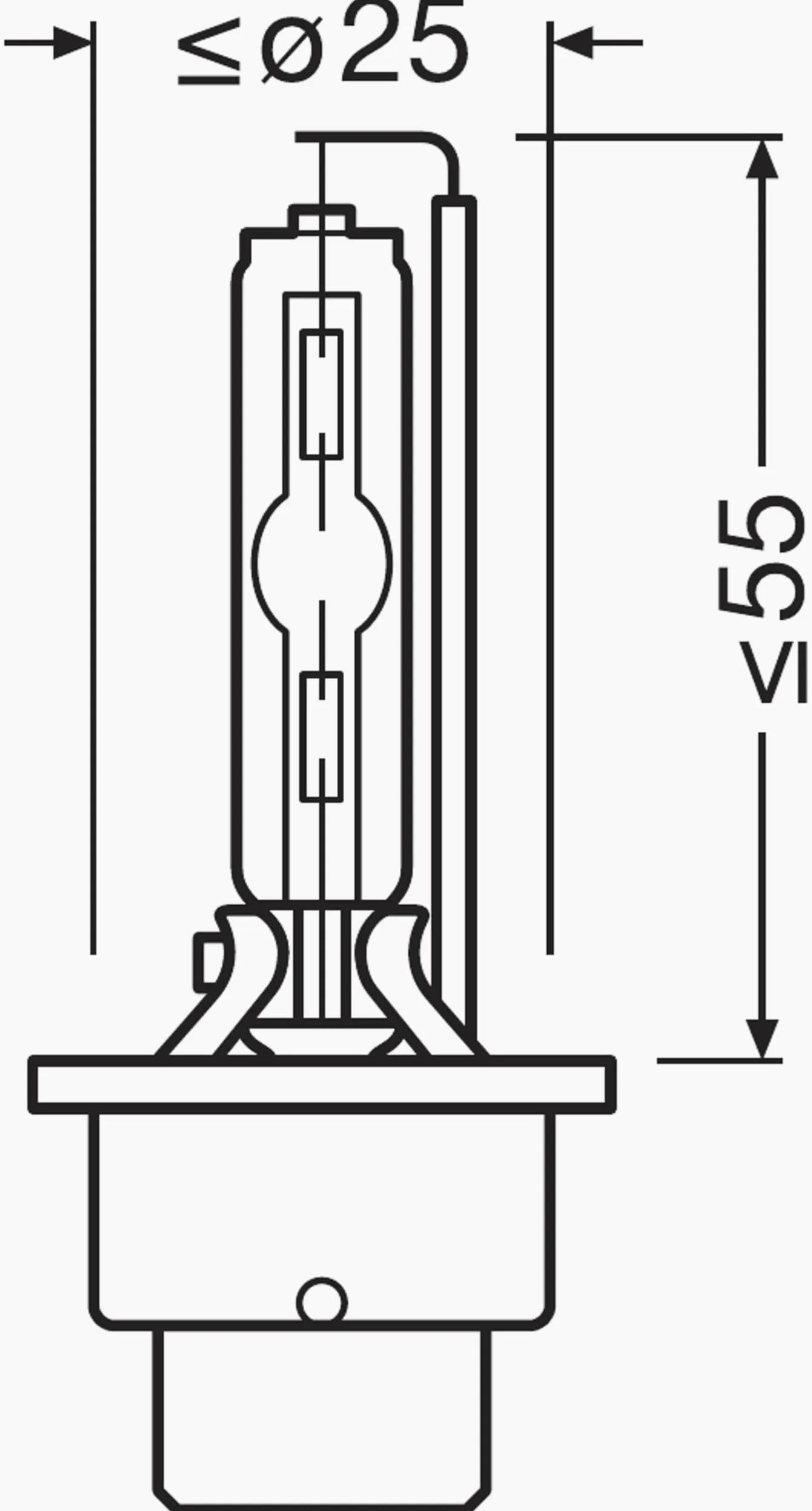OSRAM XENARC NIGHT BREAKER 220, D2S, +220% más brillo, lámpara de faro de xenón, 66240XN2-2HB, Caja plegable (2 lámparas)