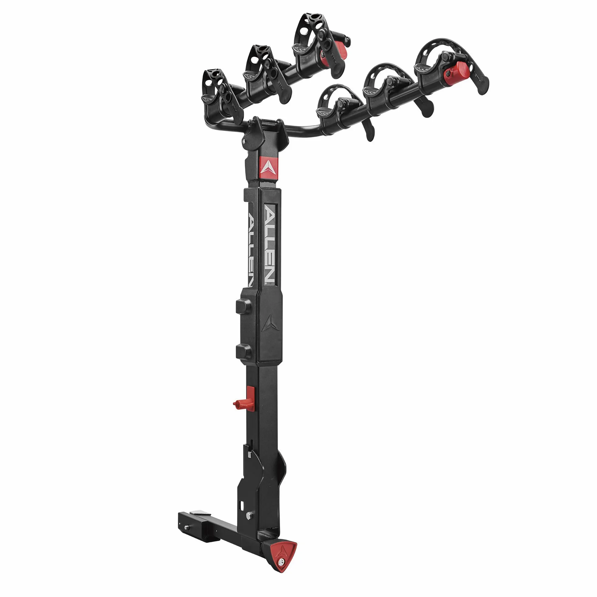 Allen Sports - Estante de Enganche para 3 Bicicletas (1 1/4 Pulgadas) y 2 Pulgadas. Enganche