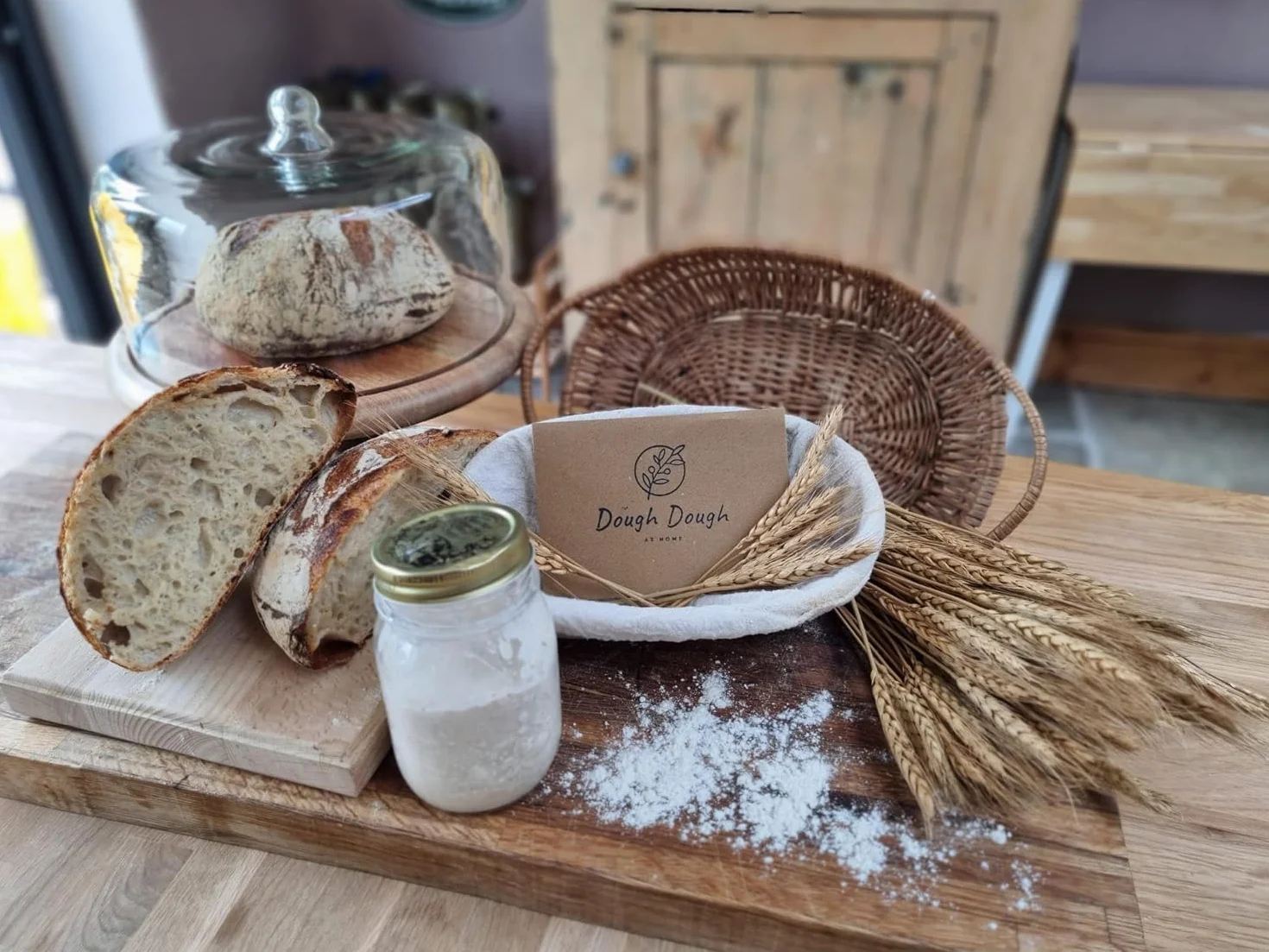 Masa Madre Deshidratada Estilo San Francisco | Levadura Natural para Pan Casero, Pizza, Focaccia | 15.4g Pack 1
