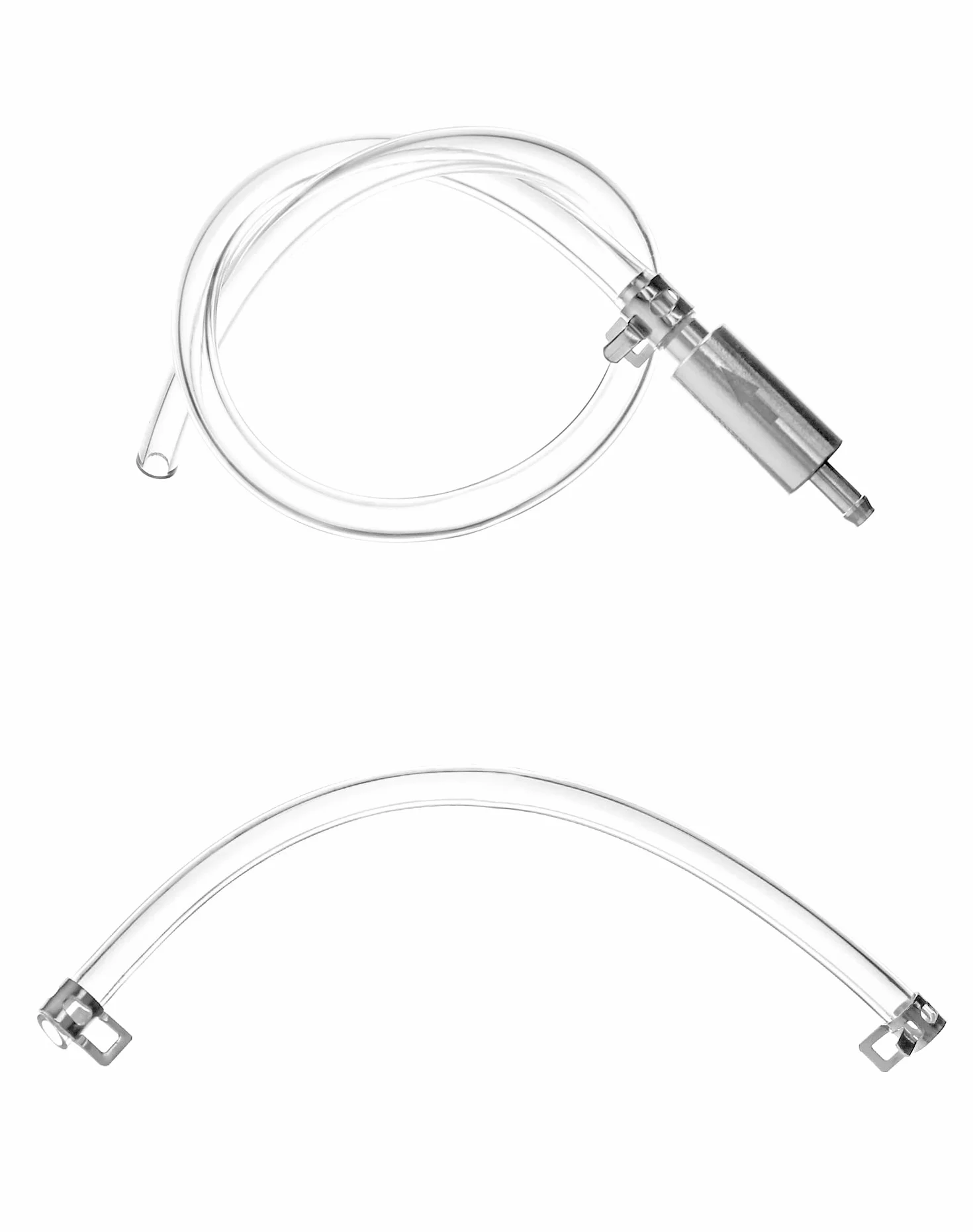 QWORK® Kit de Herramientas de Purgador de Freno Hidráulico, Manguera Purga del Freno y Válvula Unidireccion para Motocicleta Coche