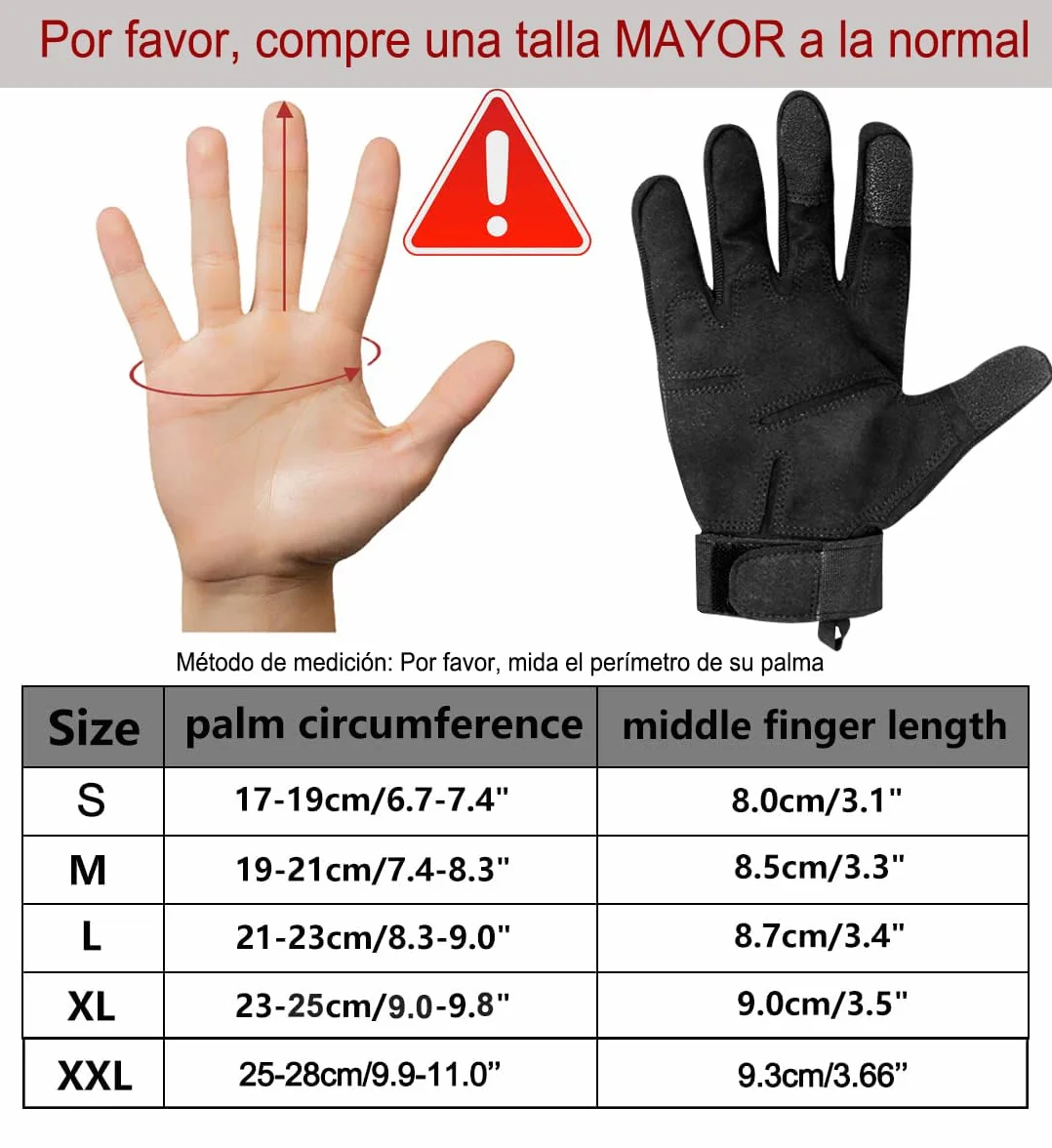 Guantes de Moto para Hombre, Guante de Verano para Pantalla Táctil con Nudillos Duros, Guantes Protectores para Airsoft Motocross Scooter Ciclomotores ATV Paitball Bicicleta de Montaña