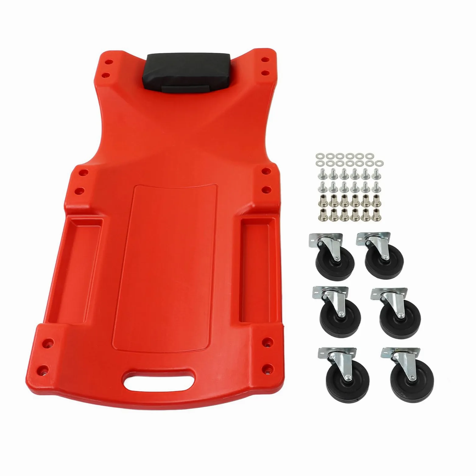 Creeper automotriz de 40 pulgadas con capacidad de 200 kg, tabla rodante y reclinable de servicio pesado para mecánicos, creeper ergonómico para reparación de automóviles con