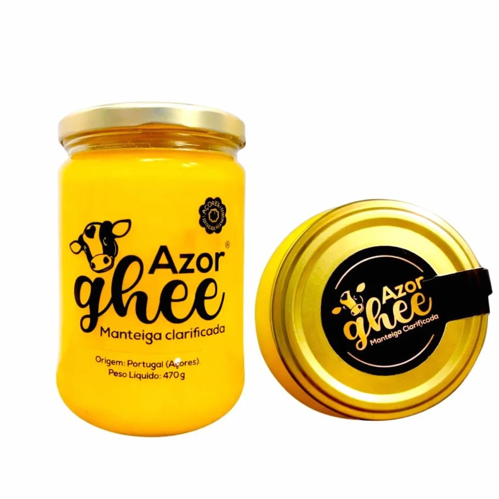 AzorGhee Ghee Premium Artesanal de las Azores Mantequilla Clarificada 100% Natural Sin Lactosa Sin Caseína