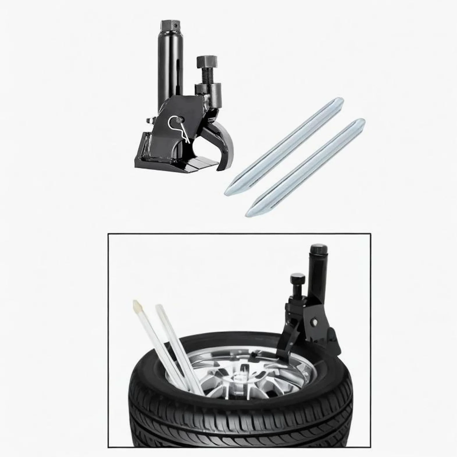 Desmontador Manual de Talones de Neumáticos, Fácil de Usar, para Neumáticos de ATV, Coches Y Camiones.