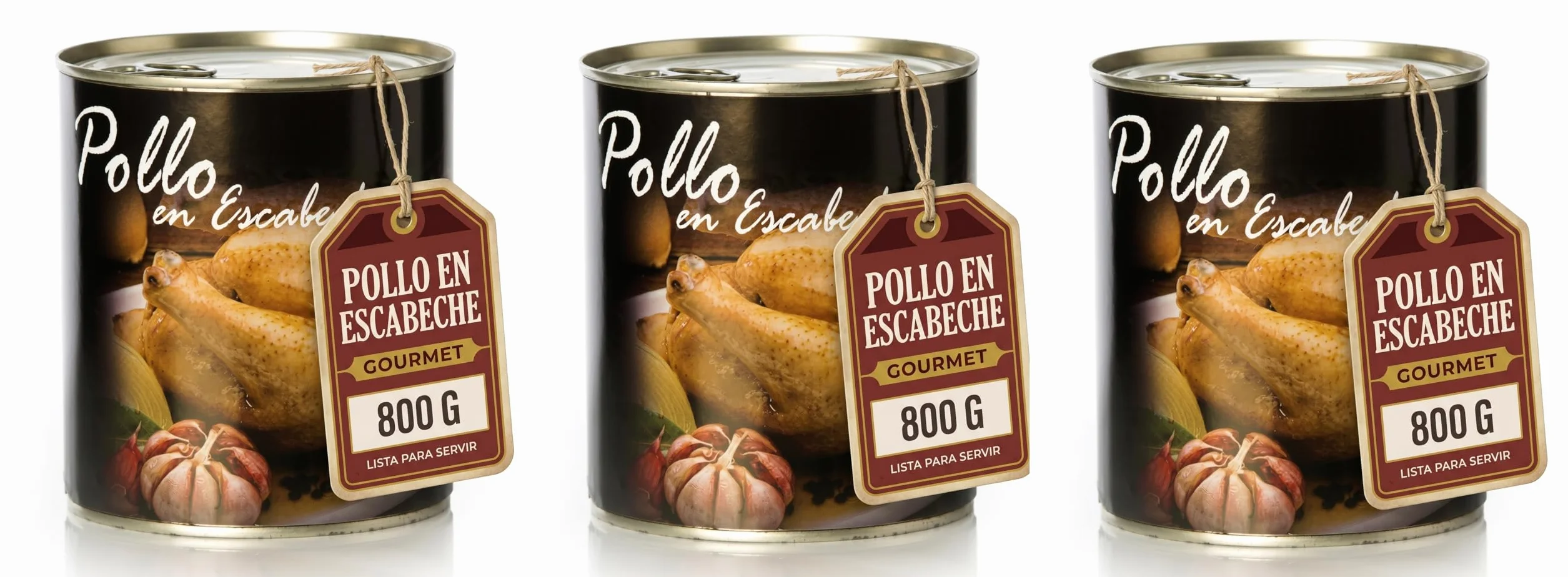 Pollo en Escabeche Polgri 800 grs. x 3 unds.