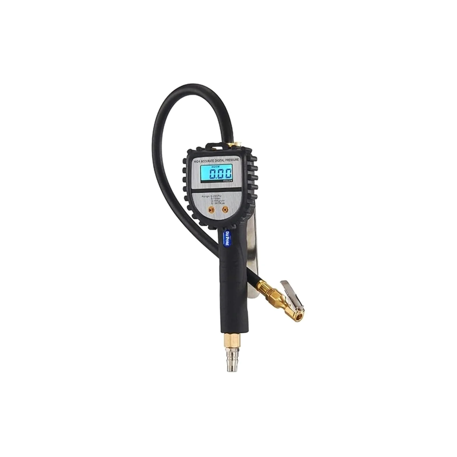 Inflador de neumáticos Digital con manómetro, presión máxima de 0-155 PSI, manómetro e inflador de presión de neumáticos Digital de Servicio Pesado