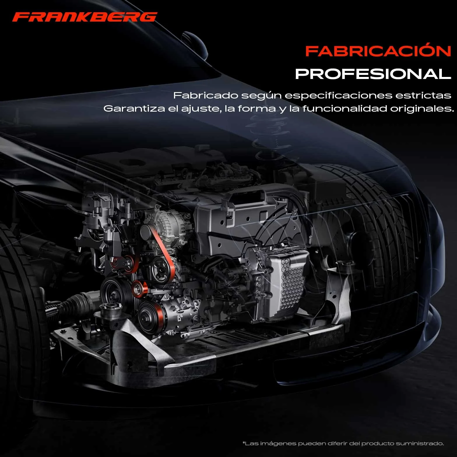 Frankberg Tensor de correa de polea tensora T38404 | Compatible con: M.i.n.i Convertible R52, M.i.n.i R50 R53