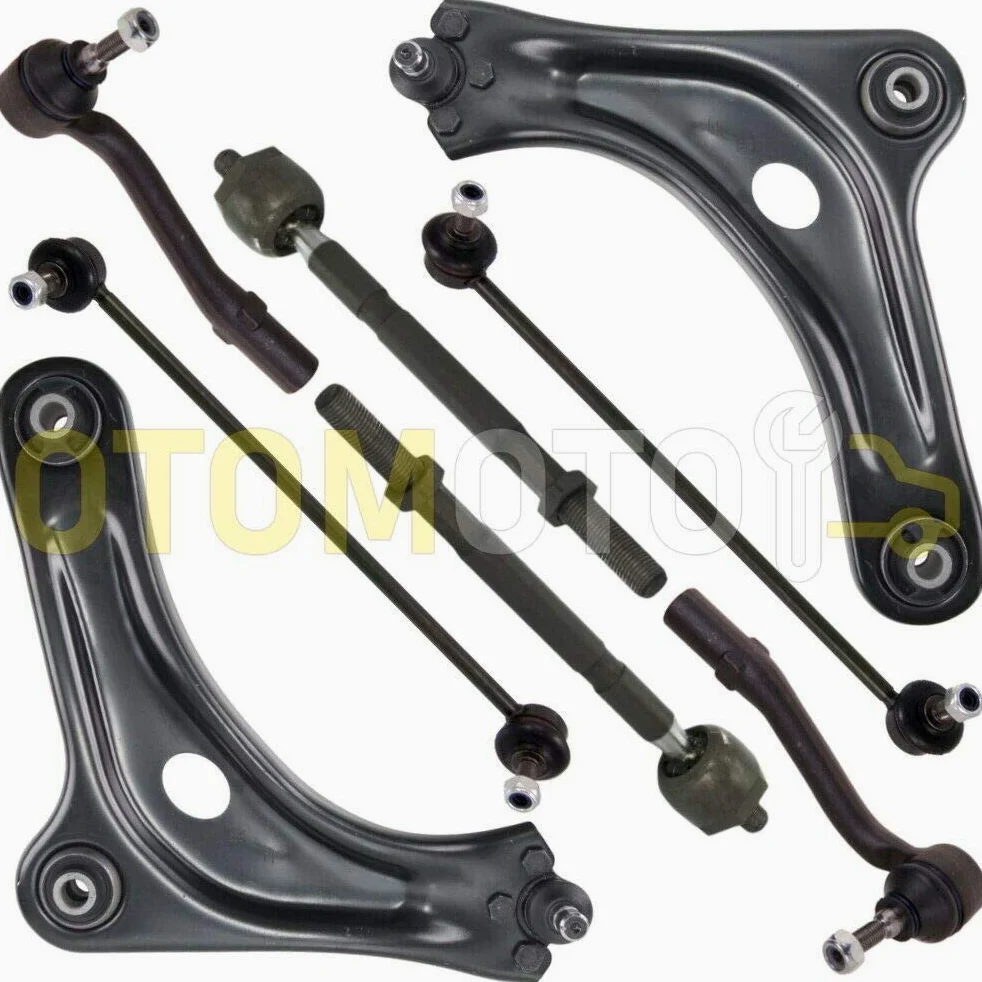 Kit brazo de suspensión delante compatible con CITROEN C2 C3 DS3 compuesto por 8 autopartes