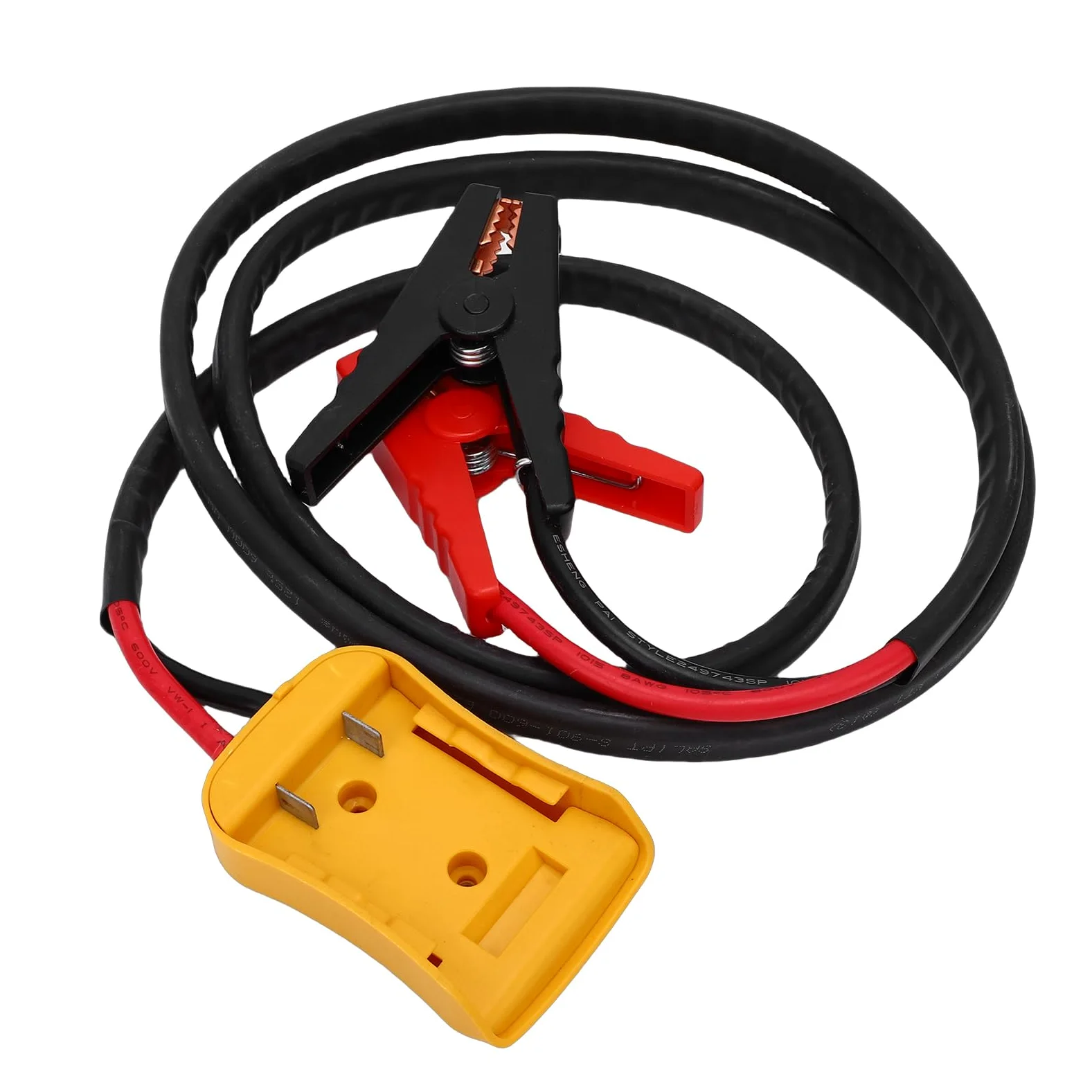 Akozon Cable de Arranque para Batería de Coche, Cable de Silicona 8AWG, de Arranque Automotriz a Prueba de Calor para SUV, Camiones Ligeros (5.9FT)