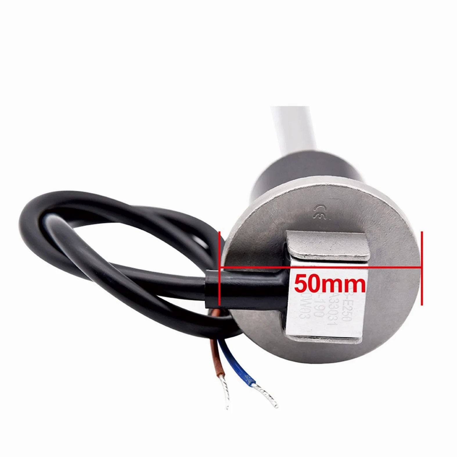 Sensor de nivel de combustible for motocicleta + indicador de nivel de combustible Digital de 52mm 240 ~ 33 Ohm indicador de nivel de tanque de aceite 0 ~ 190ohm indicador de combustible de coche 9 ~