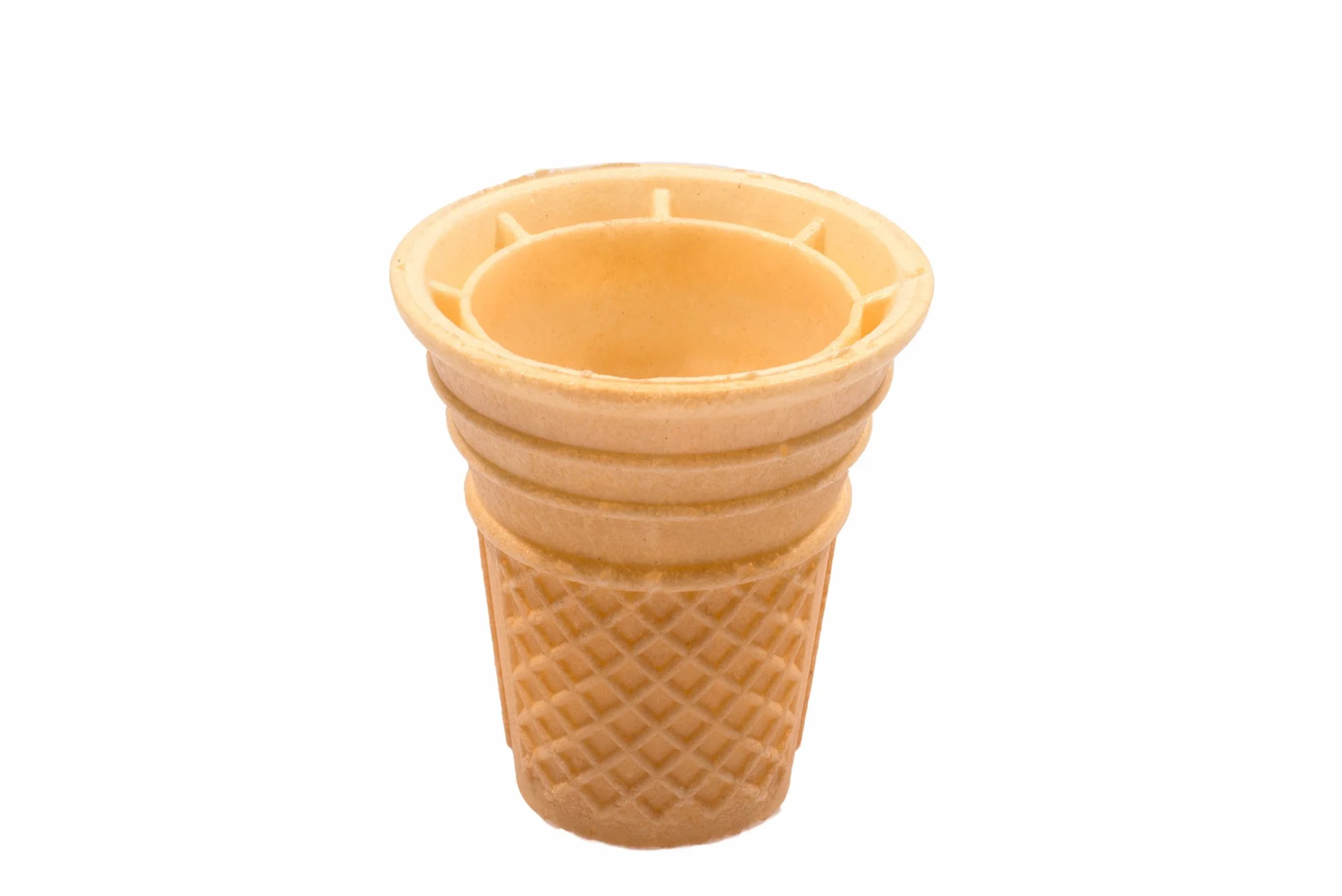 Vaso de barquillo Helado suave 70x64mm borde doble 108 piezas