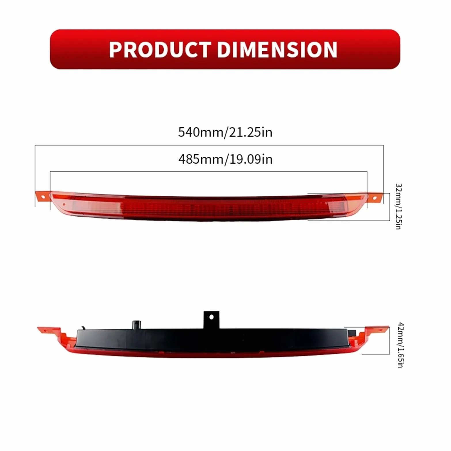 Tercera Luz Freno Tercera Luz De Freno LED De Montaje Alto Para VW Para Golf Luz Freno Trasera | Para Golf 7 limusina 2013 5G para GTI R para e-golf 5GE 2014-up Canbus lámpara parada trasera accesorio coche 5G6945087A