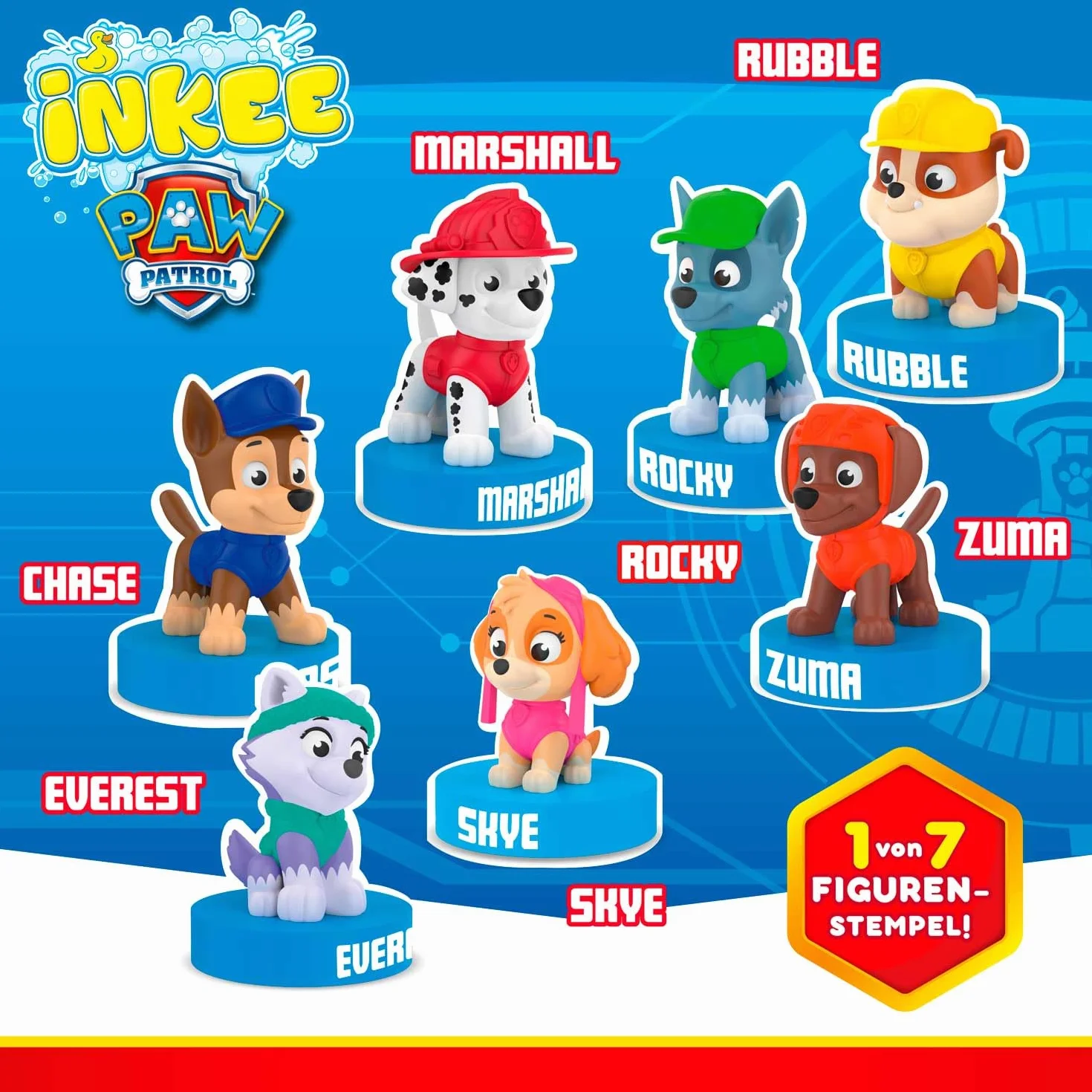 Paw Patrol Bombas de Baño Infantiles con Regalo Sorpresa Figurita Patrulla Canina Naranja Azul