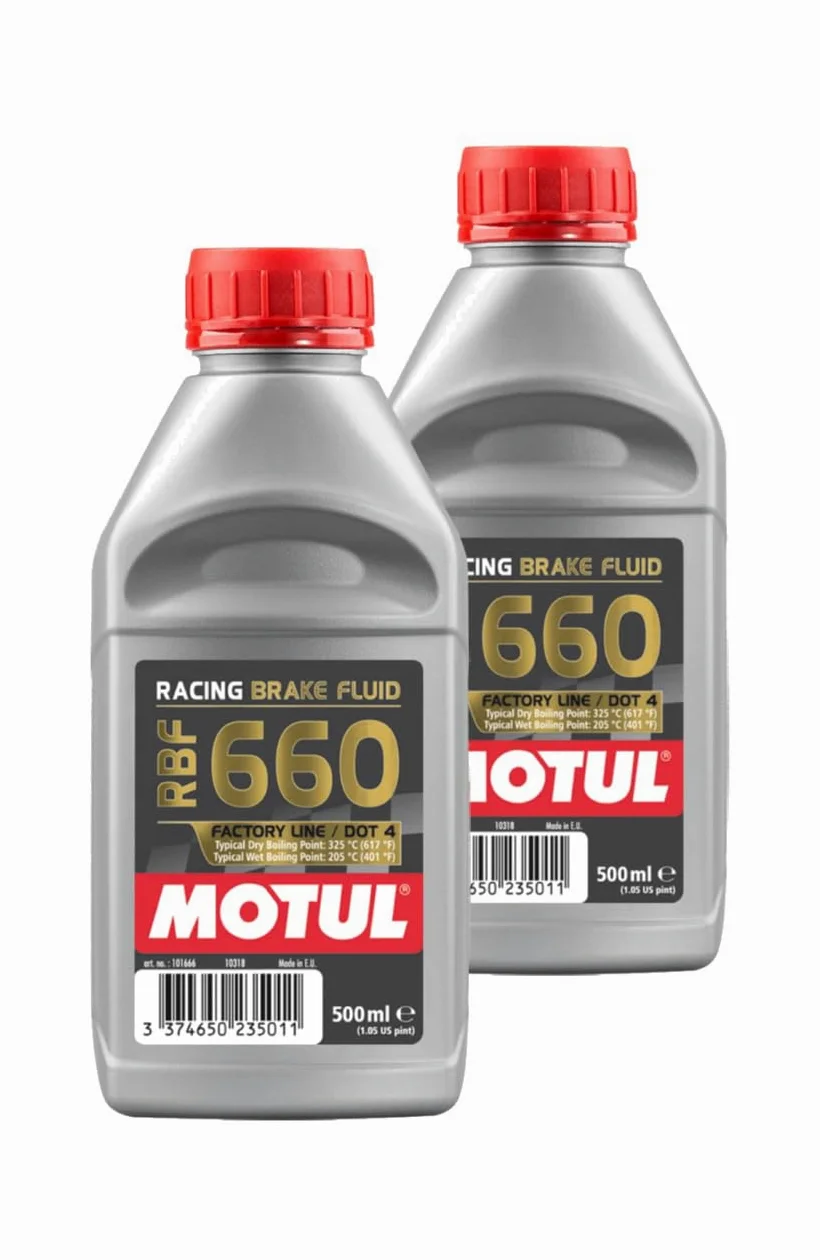 Kit de 2X Líquido de Frenos Racing Brake 660 0,5L KT-172