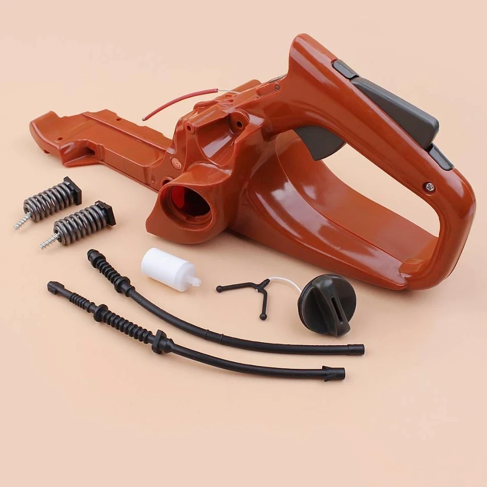 Kit de manija Trasera para Tanque de Combustible Compatible con motosierras de Gasolina 450 450E 445 445E de Repuesto 525862104, 525862101