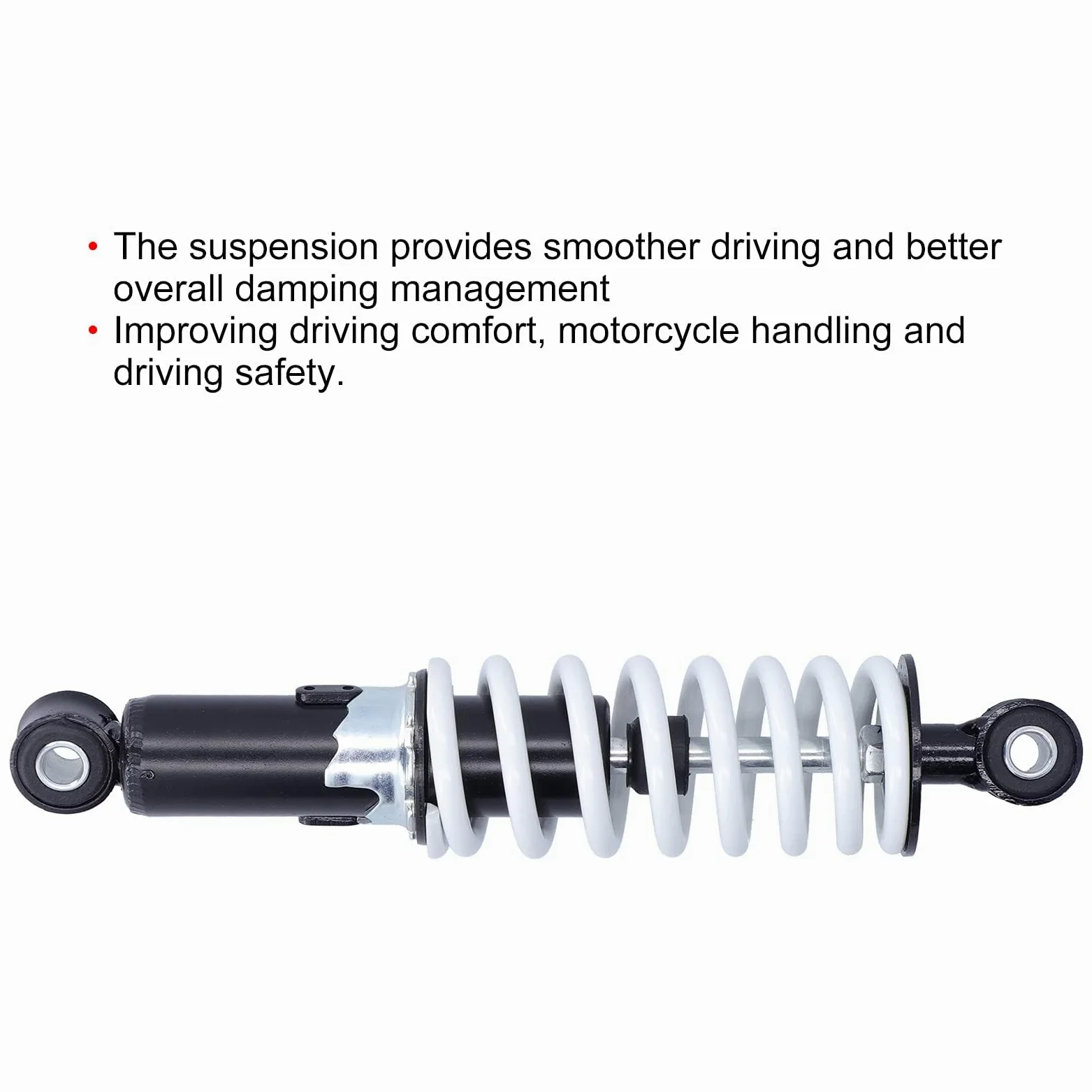 Amortiguador de Motocicleta, Amortiguador de Suspensión Universal de 250mm Resorte de Choque para 50cc 70cc 90cc 110cc Dirt Pit Bike Ciclomotor Quad (2Pcs)