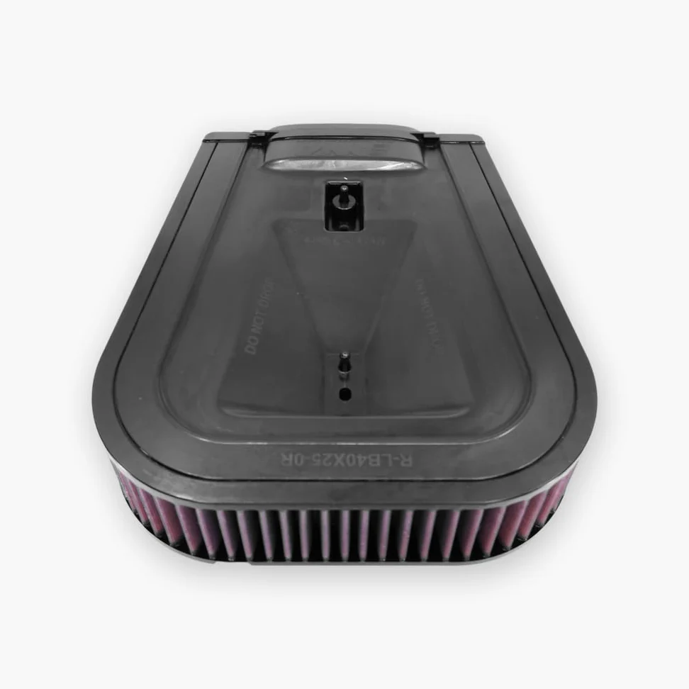 DNA Alto Rendimiento Filtro de Aire Compatible para Volkswagen Touareg III (CR) 3.0 TSI (18-25) con un flujo de aire incrementado en un 26.29% PN: R-LB40X25-0R
