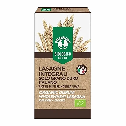Lasaña integral bio 500 g