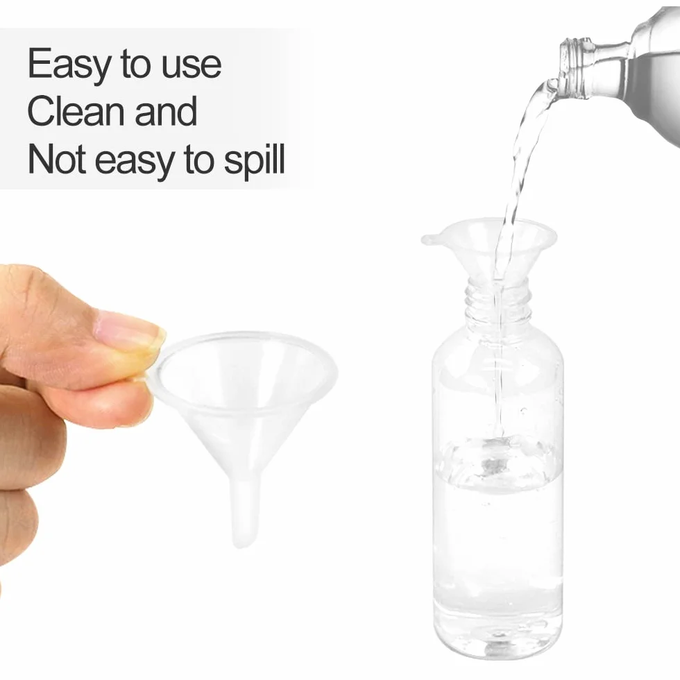 Botella Spray Plastico 100ML 4 Piezas Atomizador Transparente Niebla Botellas de Viaje Vacio
